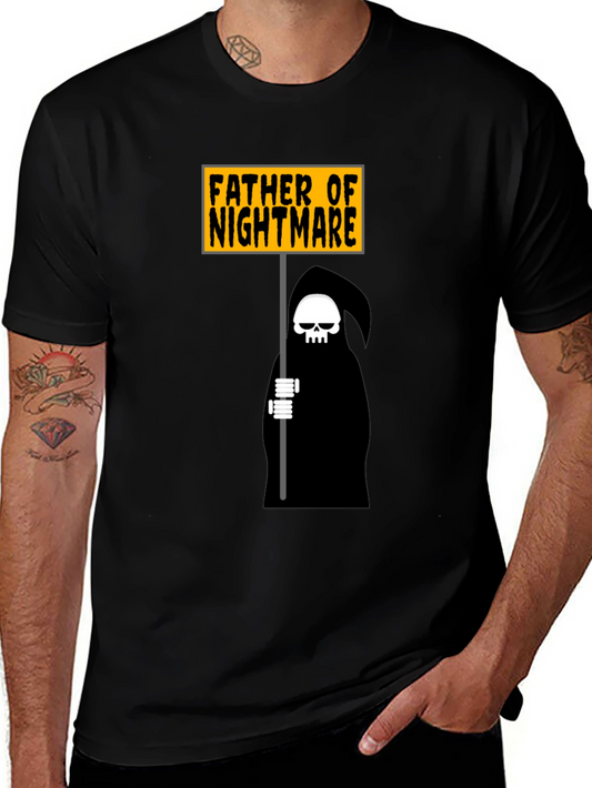 Father of Nightmare Graphic Tee - Black T-Shirt