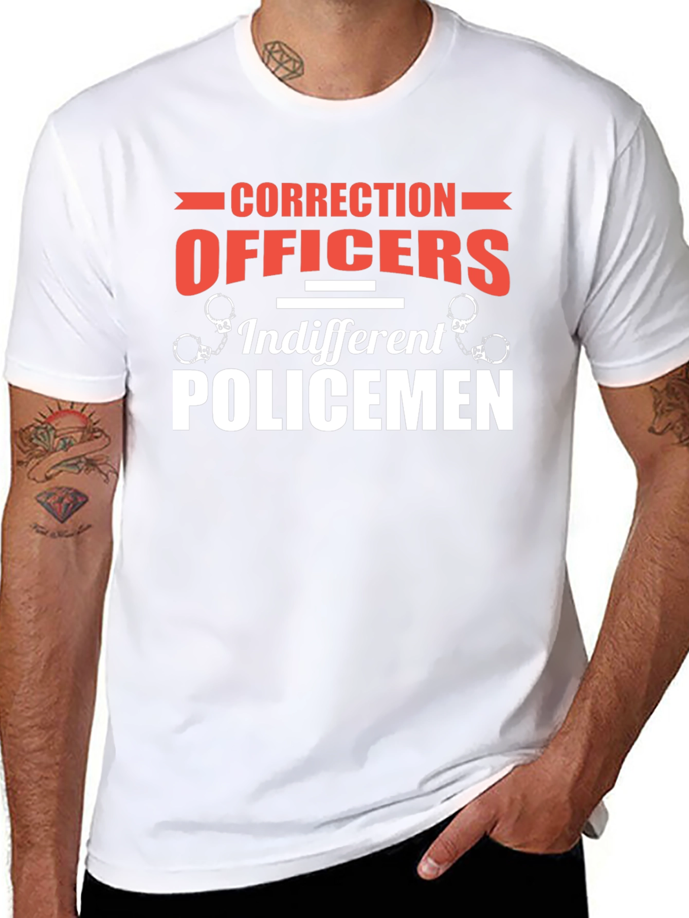 Correction Officers T-Shirt - Indifferent Policemen