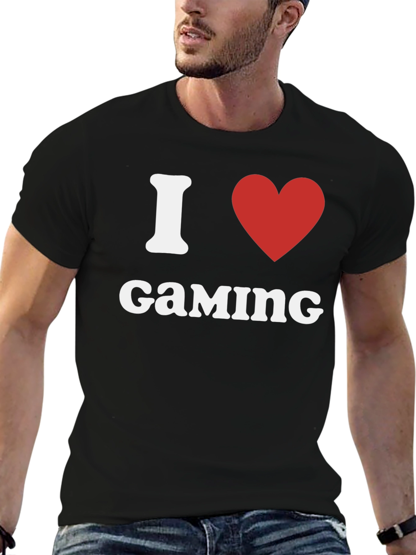 I Love Gaming T-Shirt - Black Gamer Tee