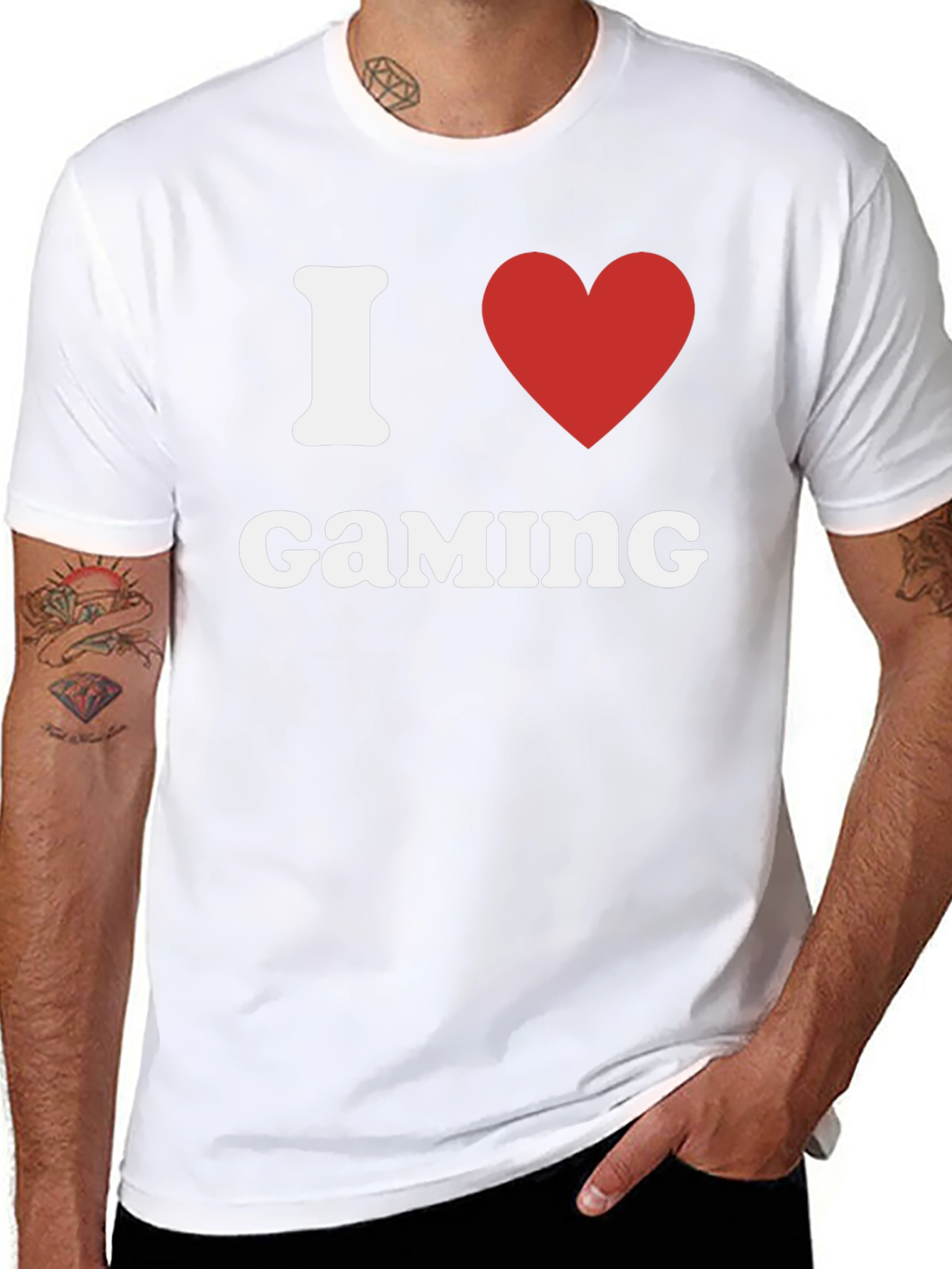 I Love Gaming T-Shirt - Black Gamer Tee