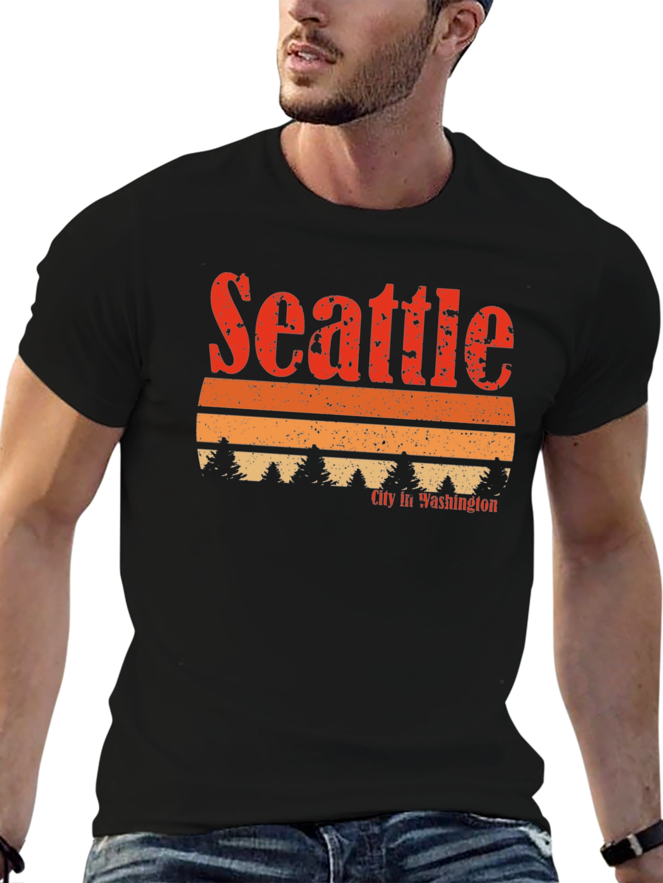 Seattle Washington Retro T-Shirt