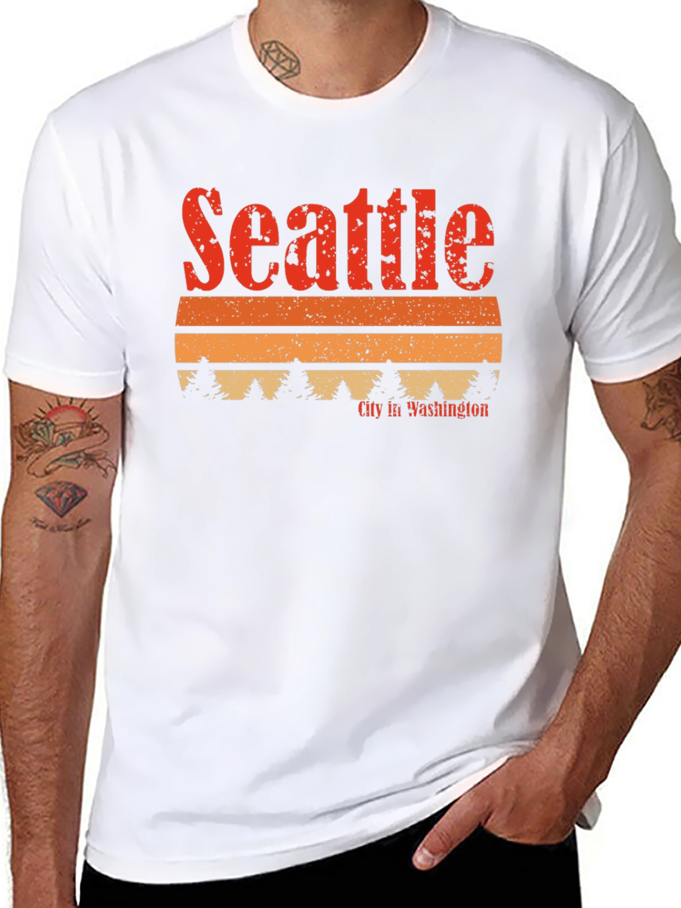 Seattle Washington Retro T-Shirt