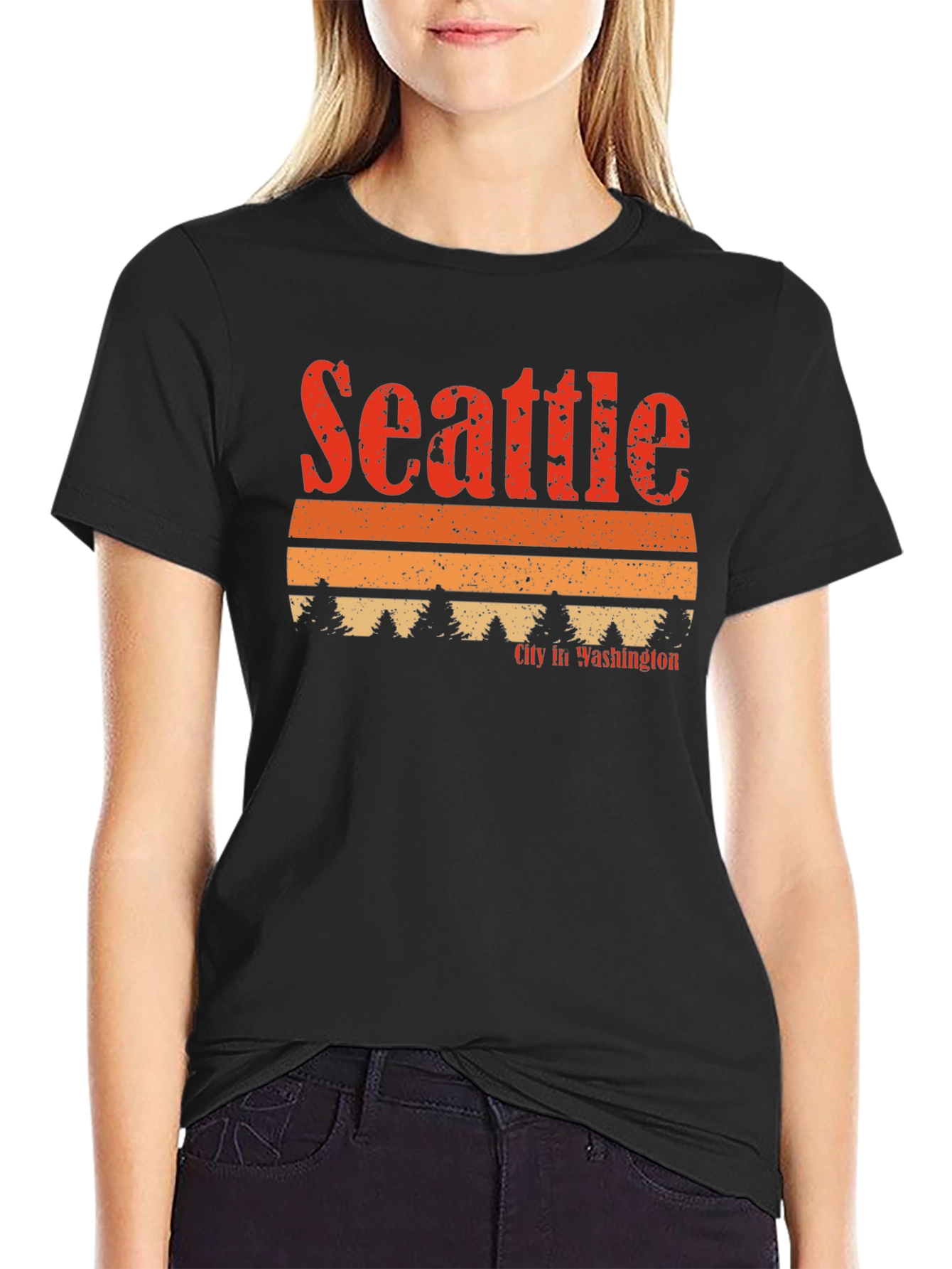 Seattle Washington Retro T-Shirt
