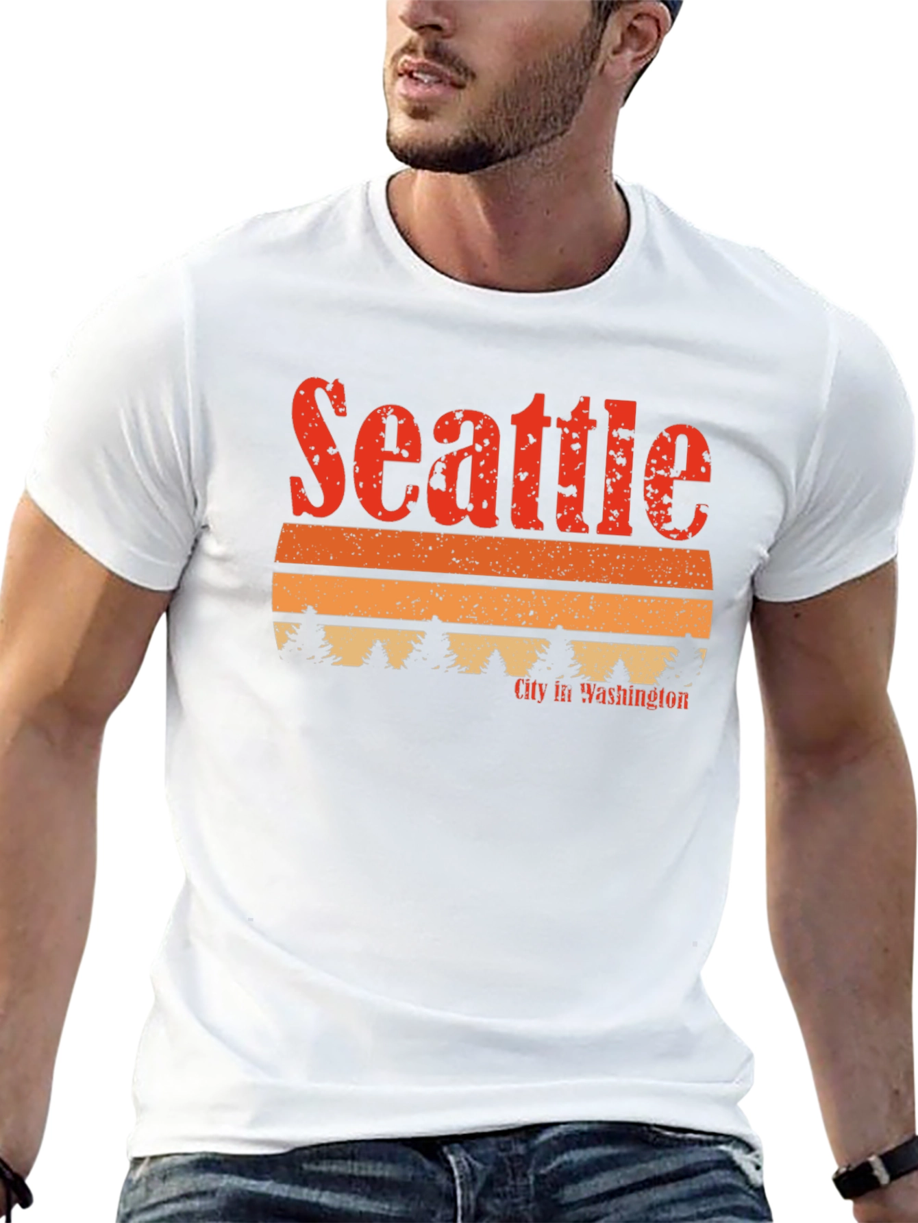 Seattle Washington Retro T-Shirt