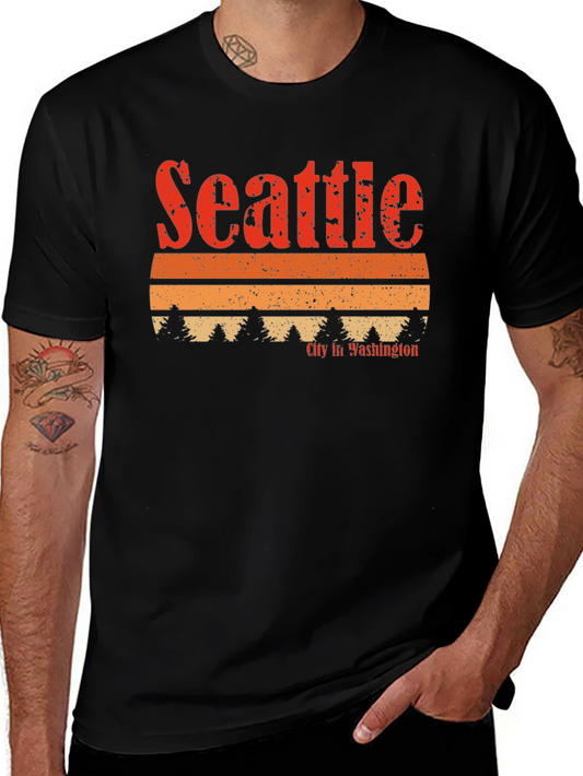 Seattle Washington Retro T-Shirt