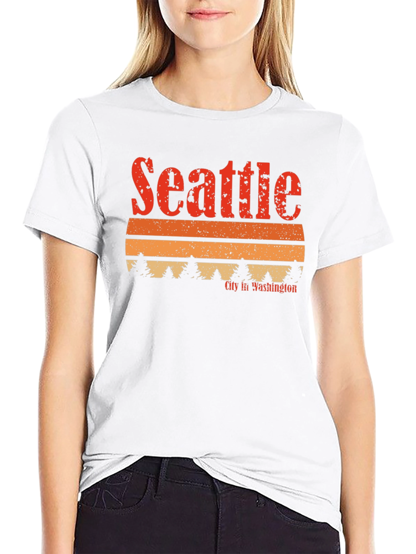 Seattle Washington Retro T-Shirt