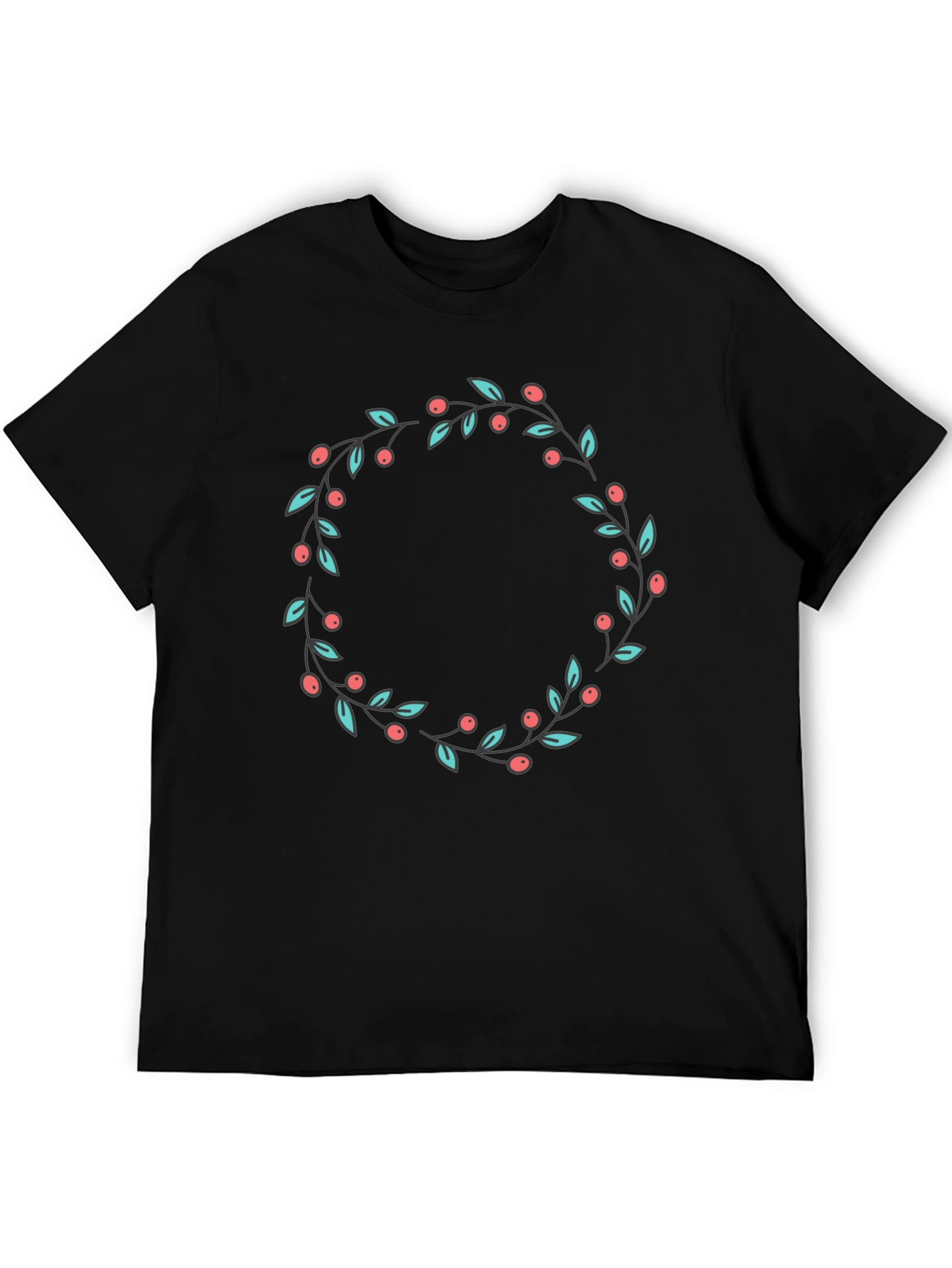 Berry Wreath Graphic Tee - Classic Fit