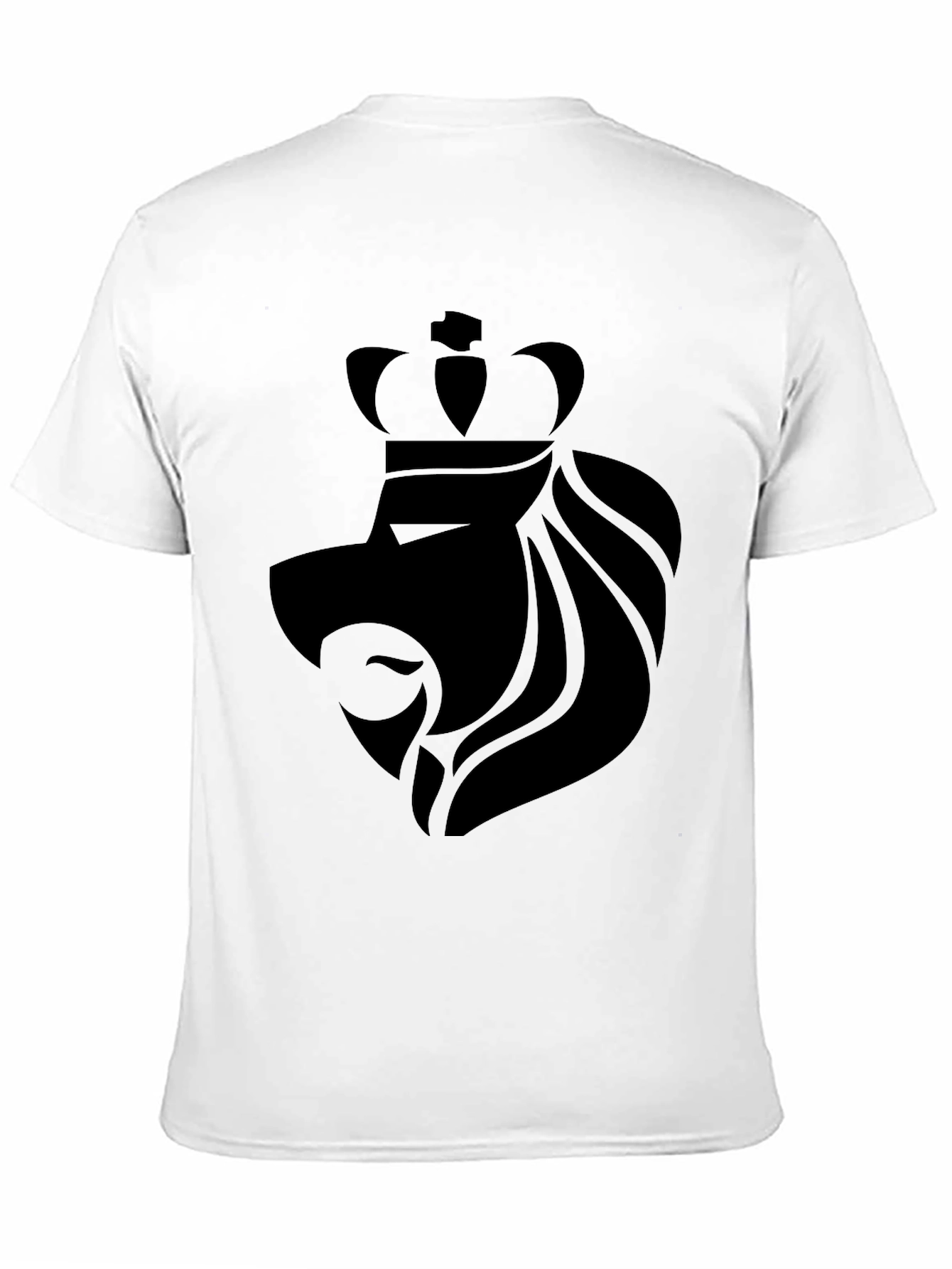 Lion Crown Graphic Tee - Black