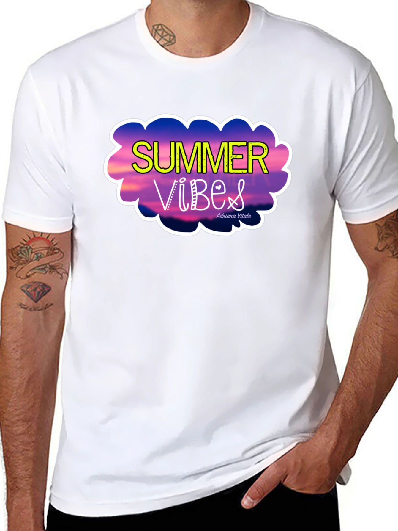 Summer Vibes Graphic Tee - Trendy Vacation Style