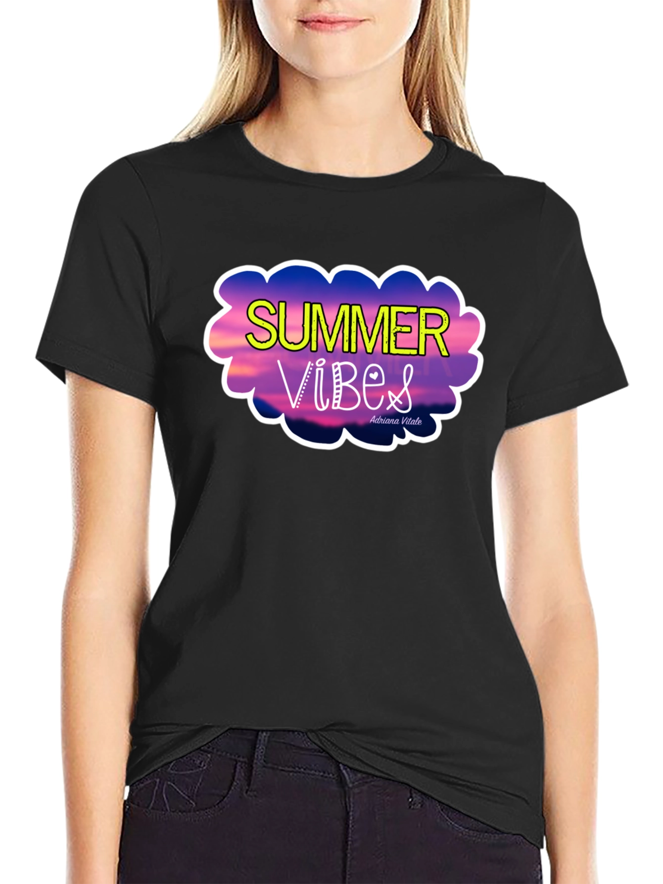 Summer Vibes Graphic Tee - Trendy Vacation Style