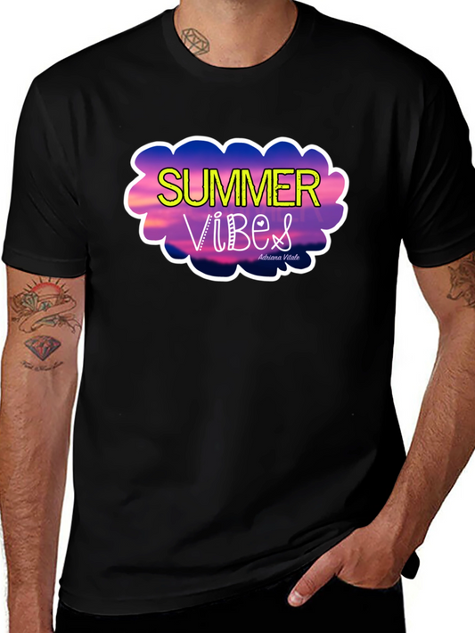 Summer Vibes Graphic Tee - Trendy Vacation Style