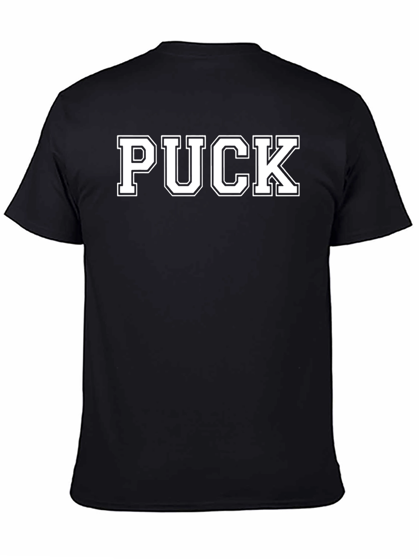 Puck Graphic T-Shirt - Black Hockey Fan Apparel