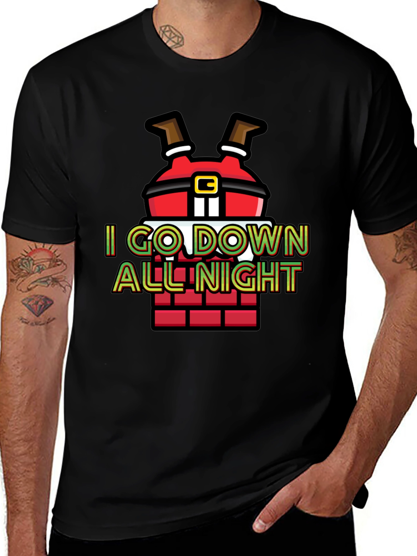 Funny Santa Chimney T-Shirt