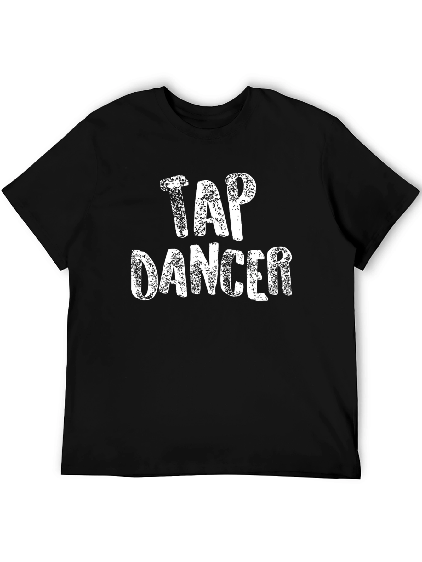 Tap Dancer Graphic T-Shirt - Black Cotton Tee