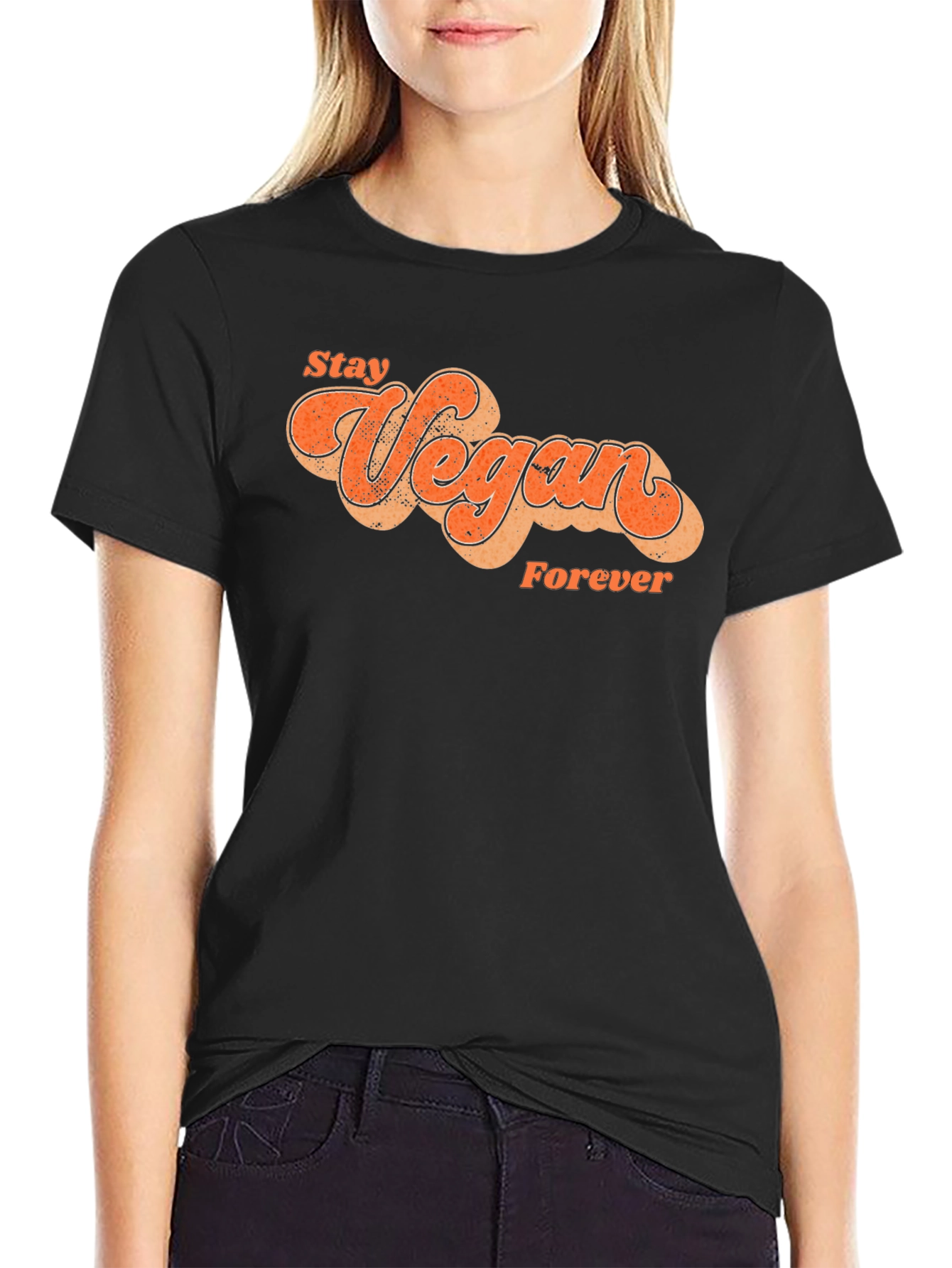 Stay Vegan Forever Graphic T-Shirt