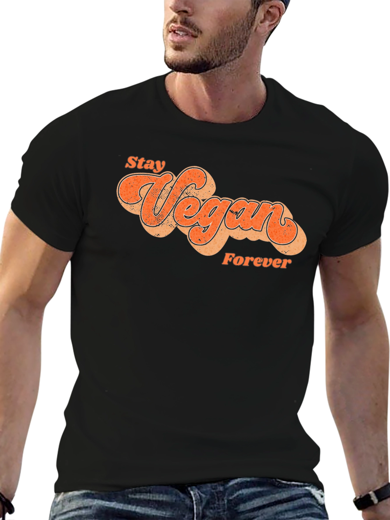 Stay Vegan Forever Graphic T-Shirt