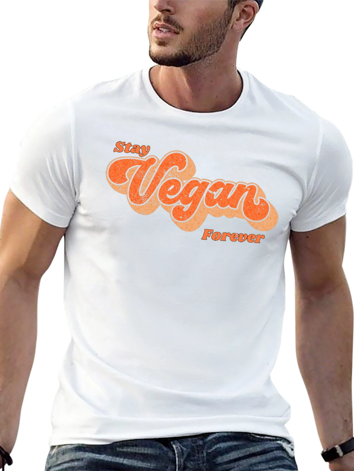 Stay Vegan Forever Graphic T-Shirt