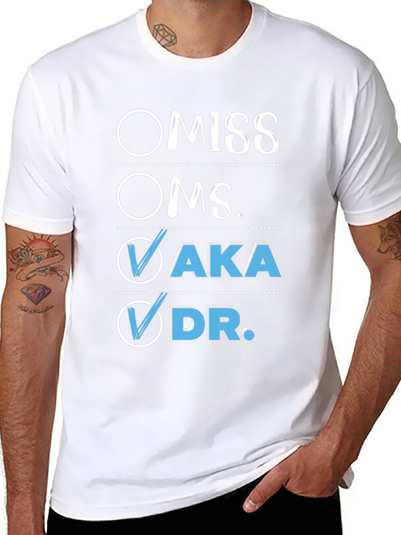 AKA Dr. T-Shirt - Checked Boxes