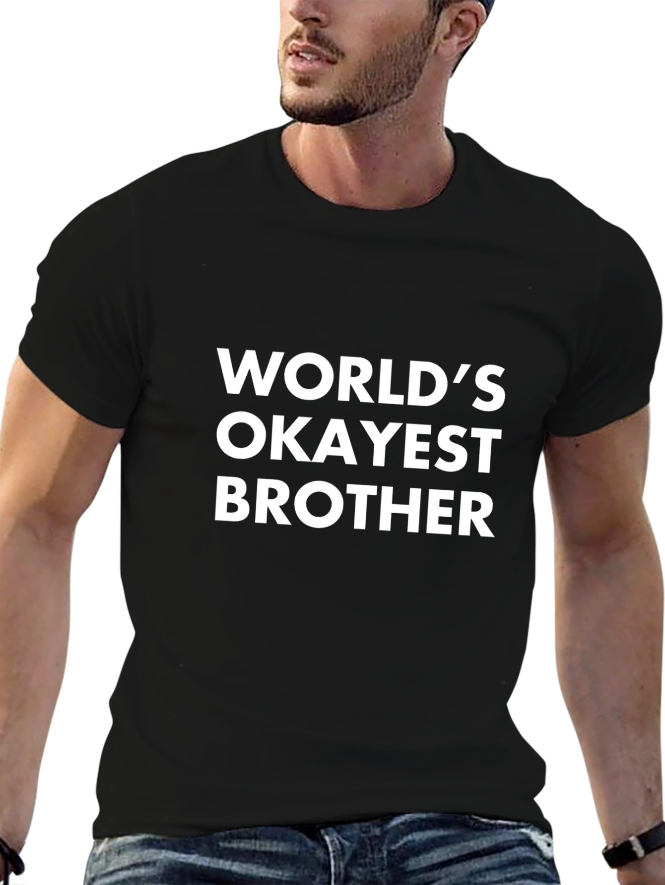 Worlds Okayest Brother - Graphic Tee