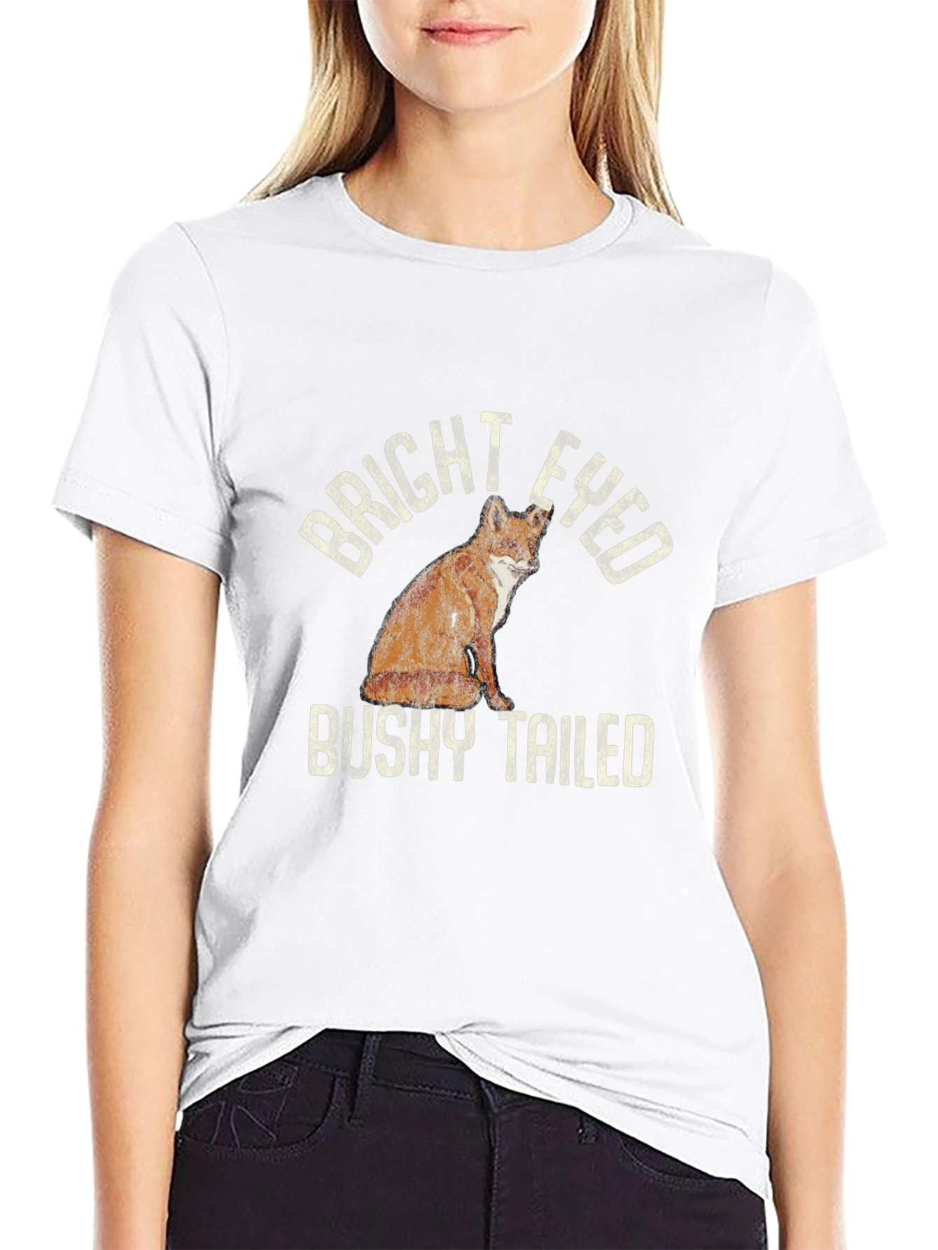 Bright Eyed Bushy Tailed Fox Graphic Tee