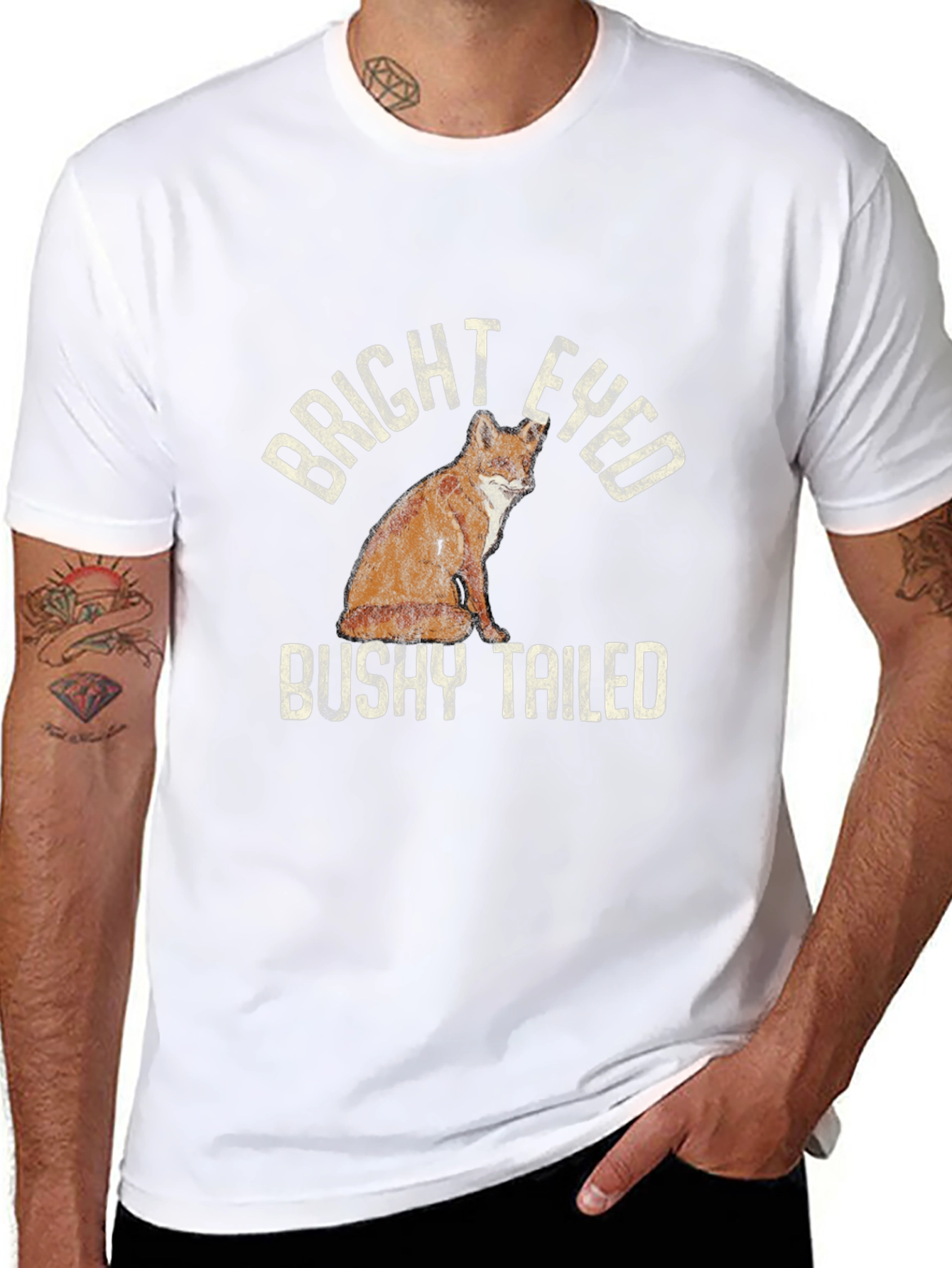 Bright Eyed Bushy Tailed Fox Graphic Tee