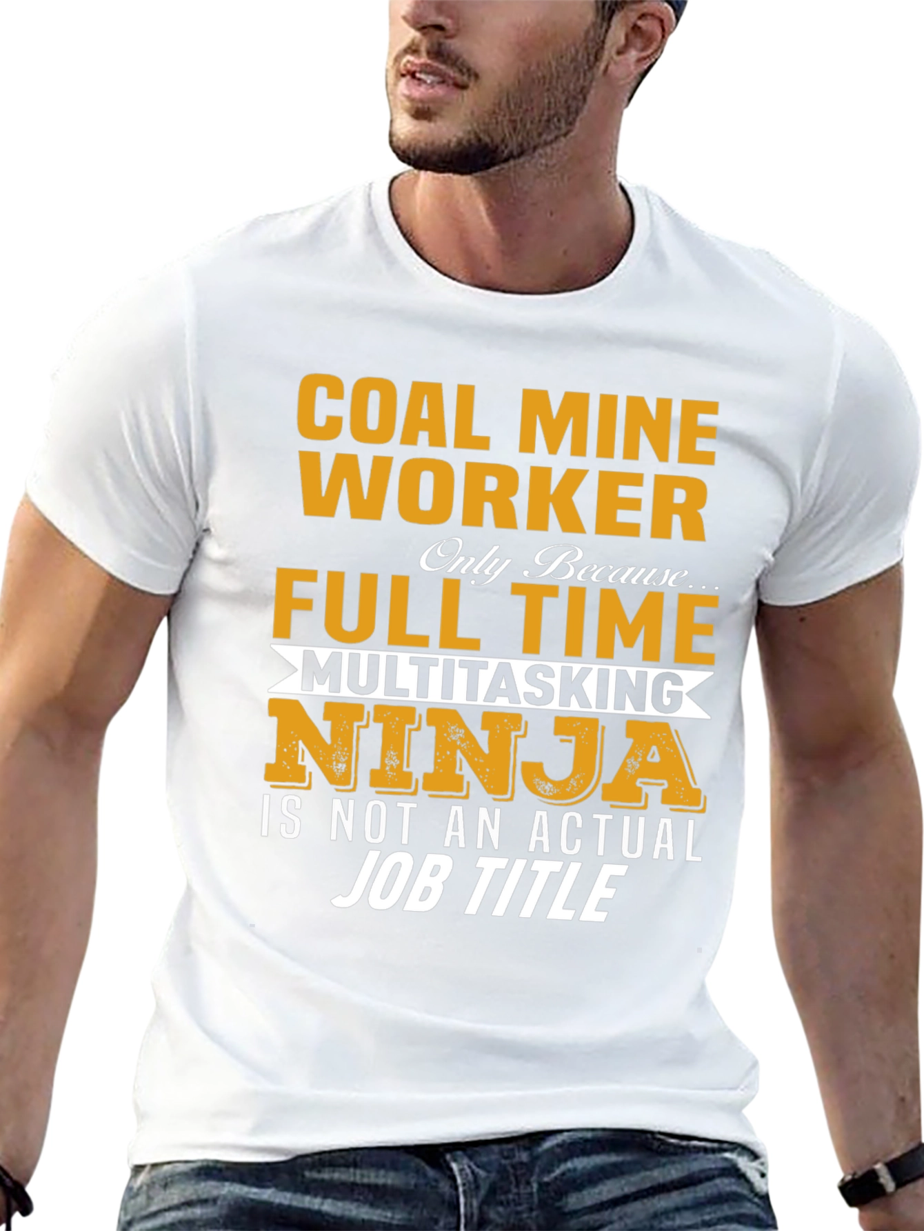 Coal Mine Worker Full Time Ninja T-Shirt