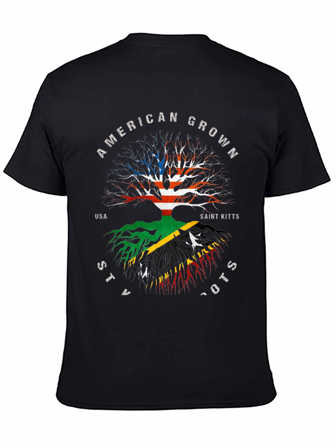 American Grown St Kitts Roots T-Shirt
