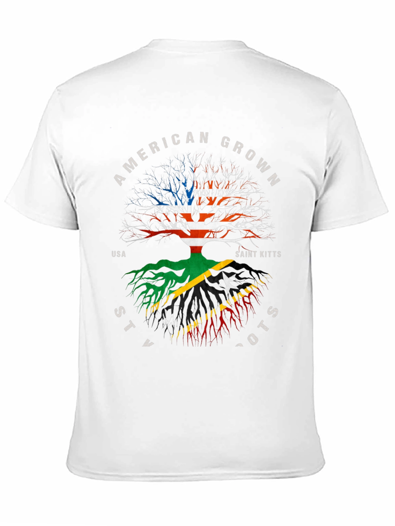 American Grown St Kitts Roots T-Shirt