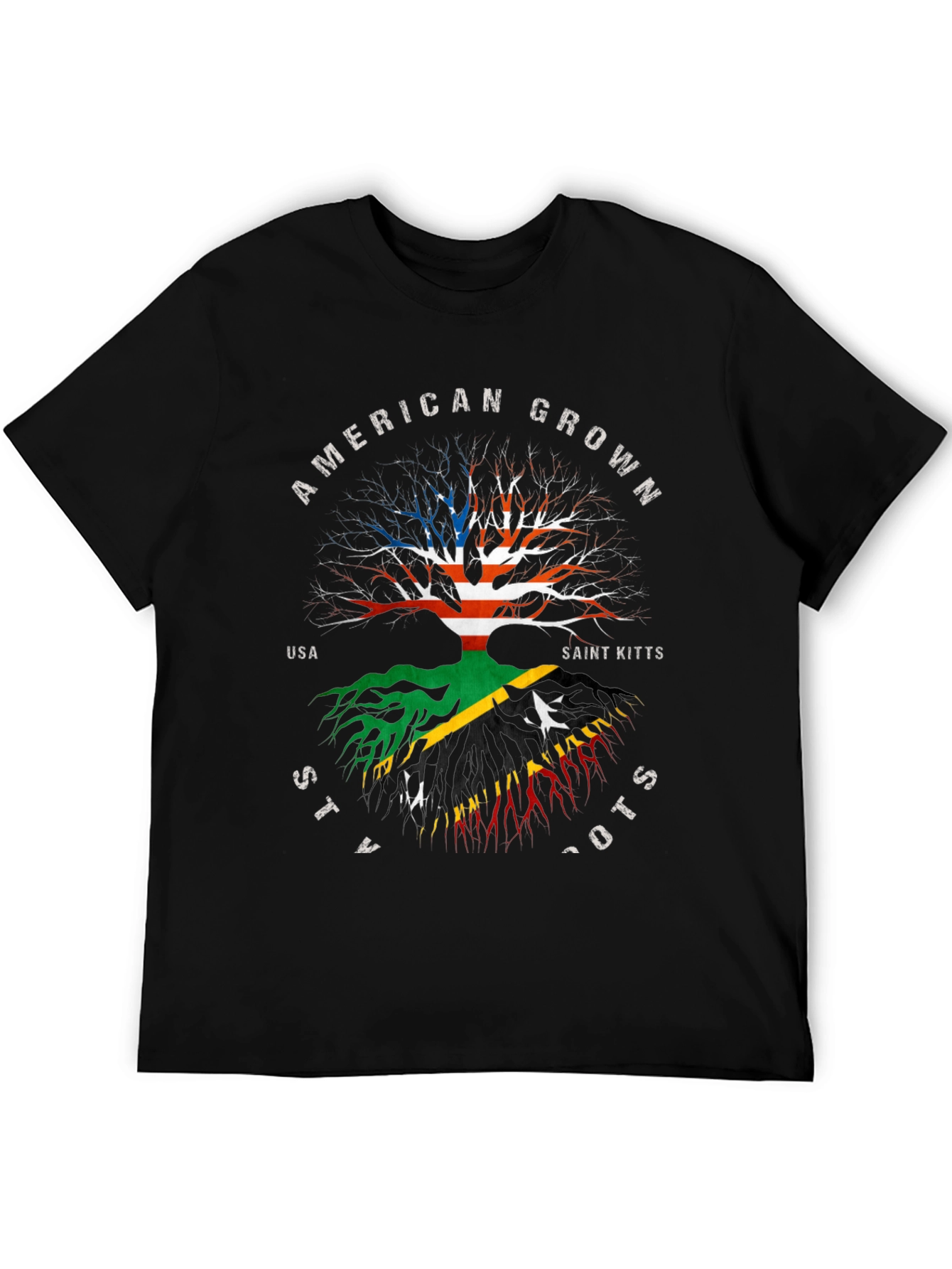 American Grown St Kitts Roots T-Shirt