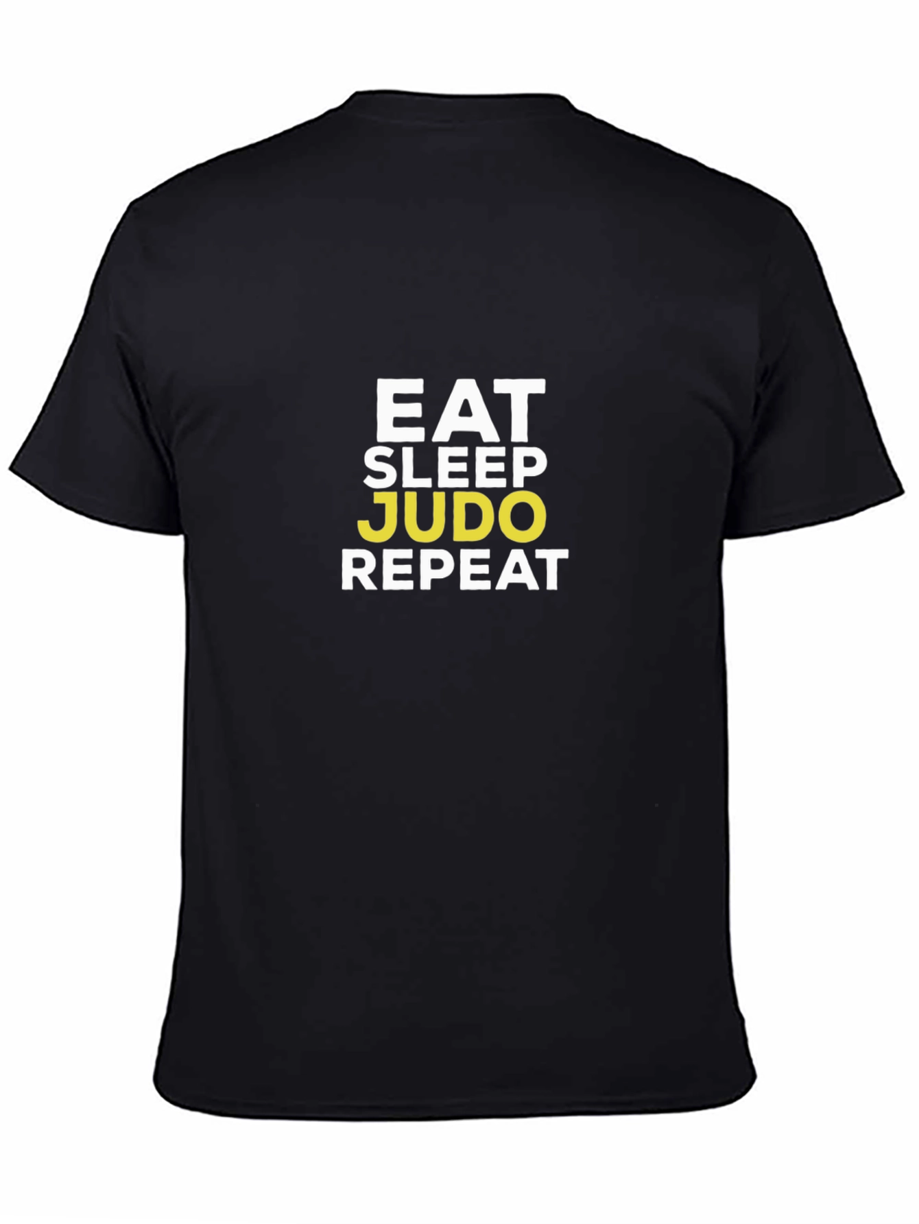 Eat Sleep Judo Repeat Black T-Shirt
