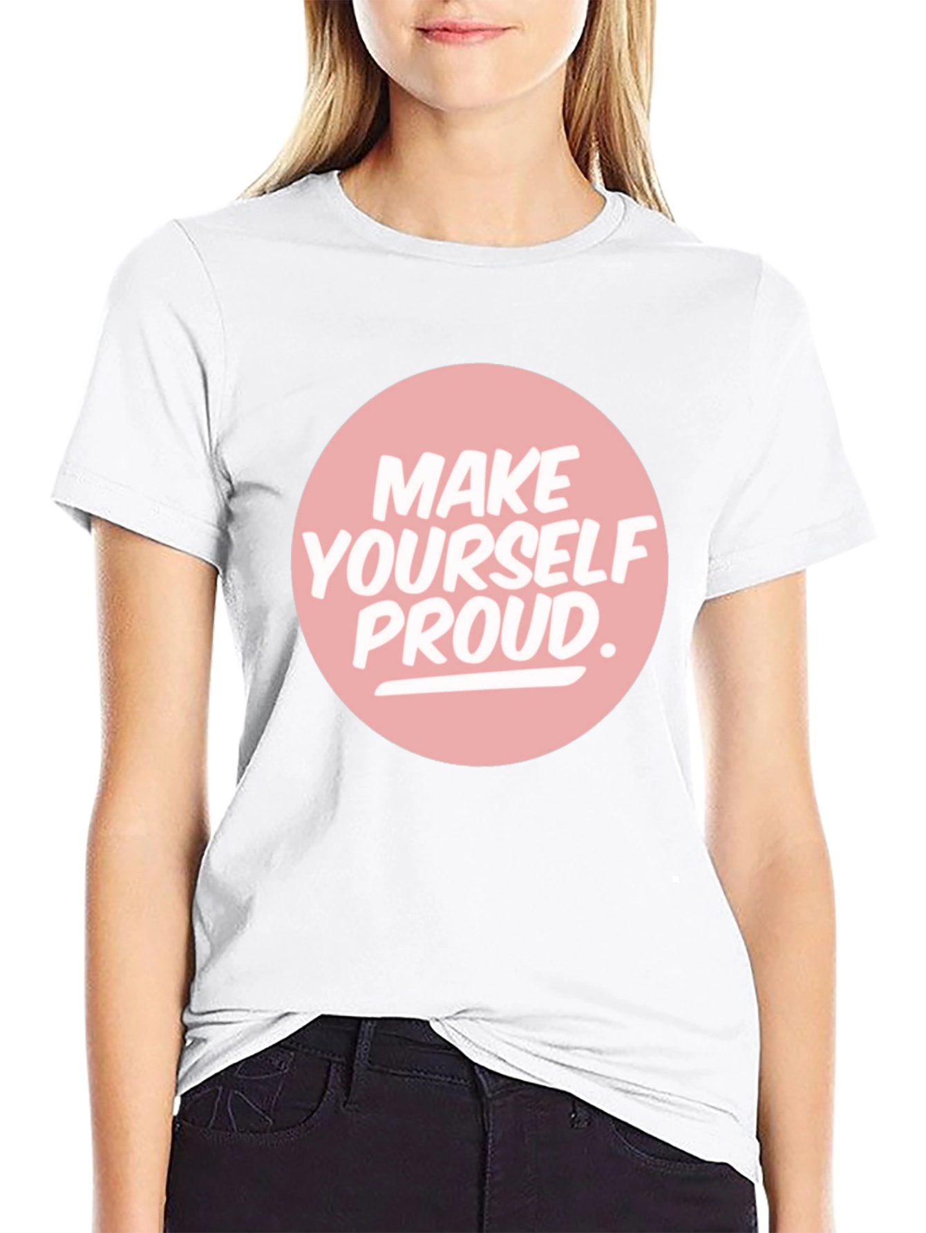 Make Yourself Proud Graphic Tee - Black