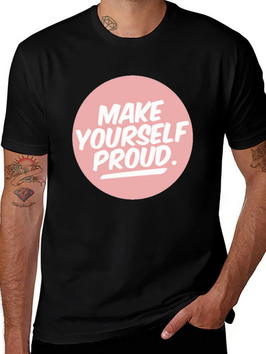 Make Yourself Proud Graphic Tee - Black
