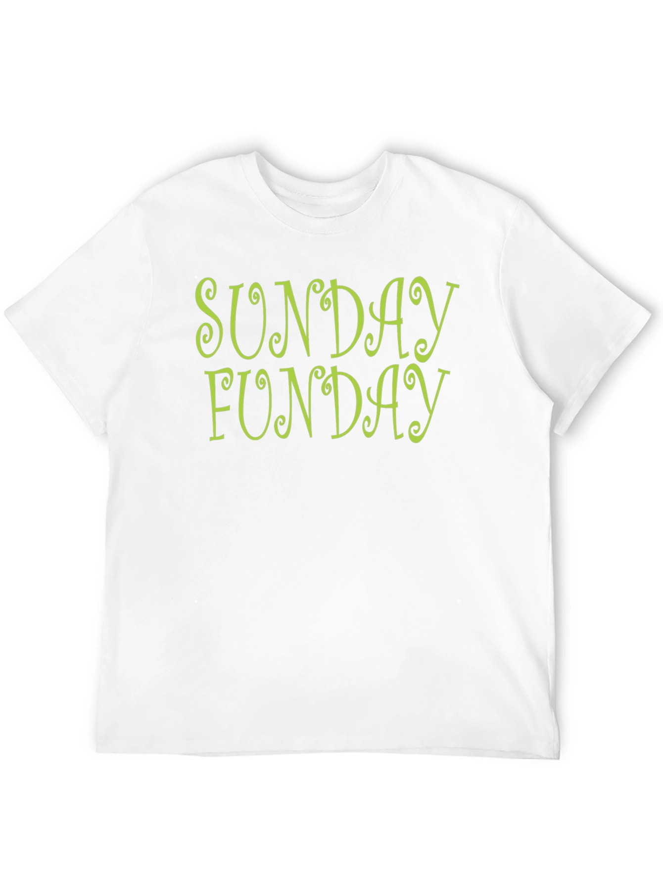 Sunday Funday T-Shirt - Black Crew Neck Tee