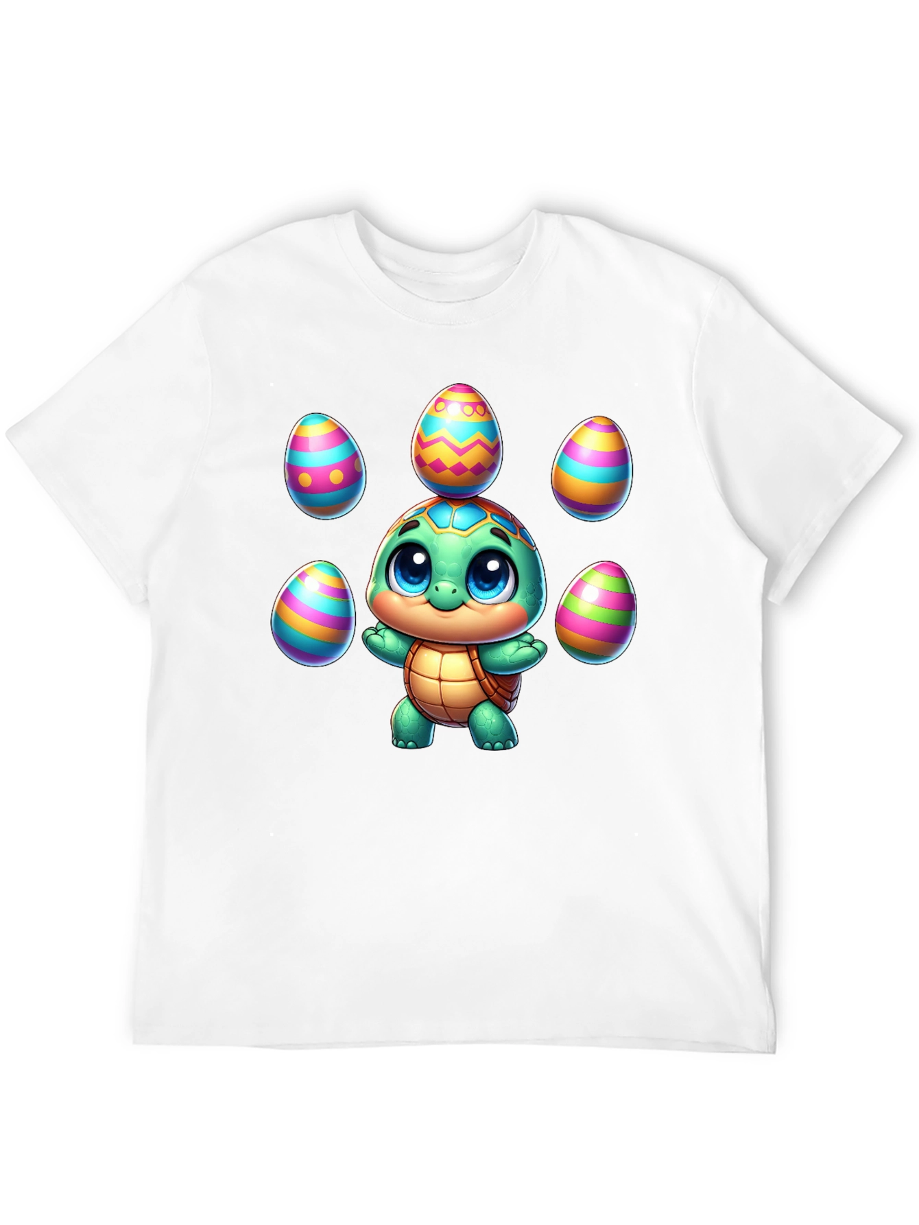 Easter Turtle T-Shirt - Cute Cartoon Animal Tee
