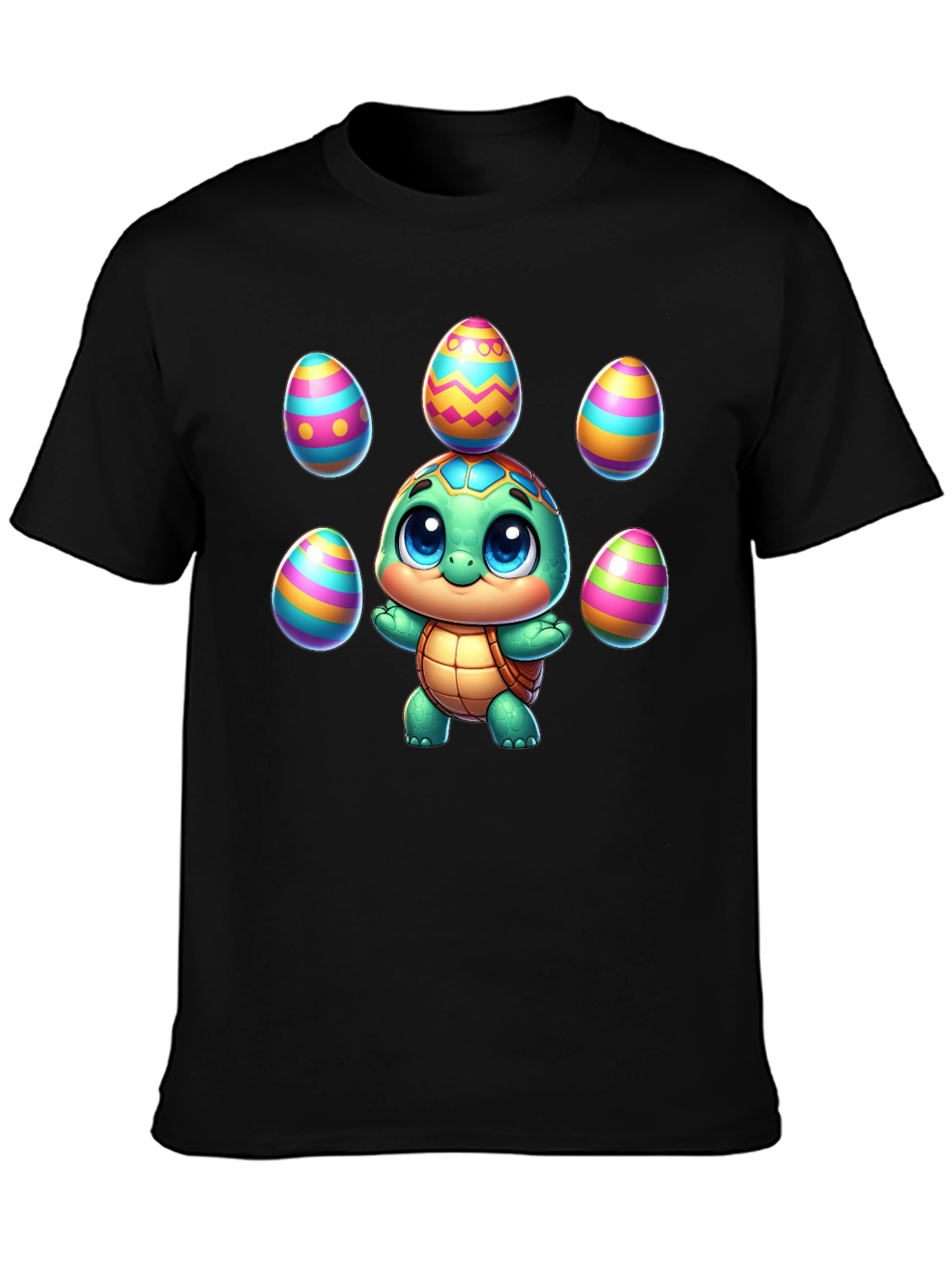 Easter Turtle T-Shirt - Cute Cartoon Animal Tee