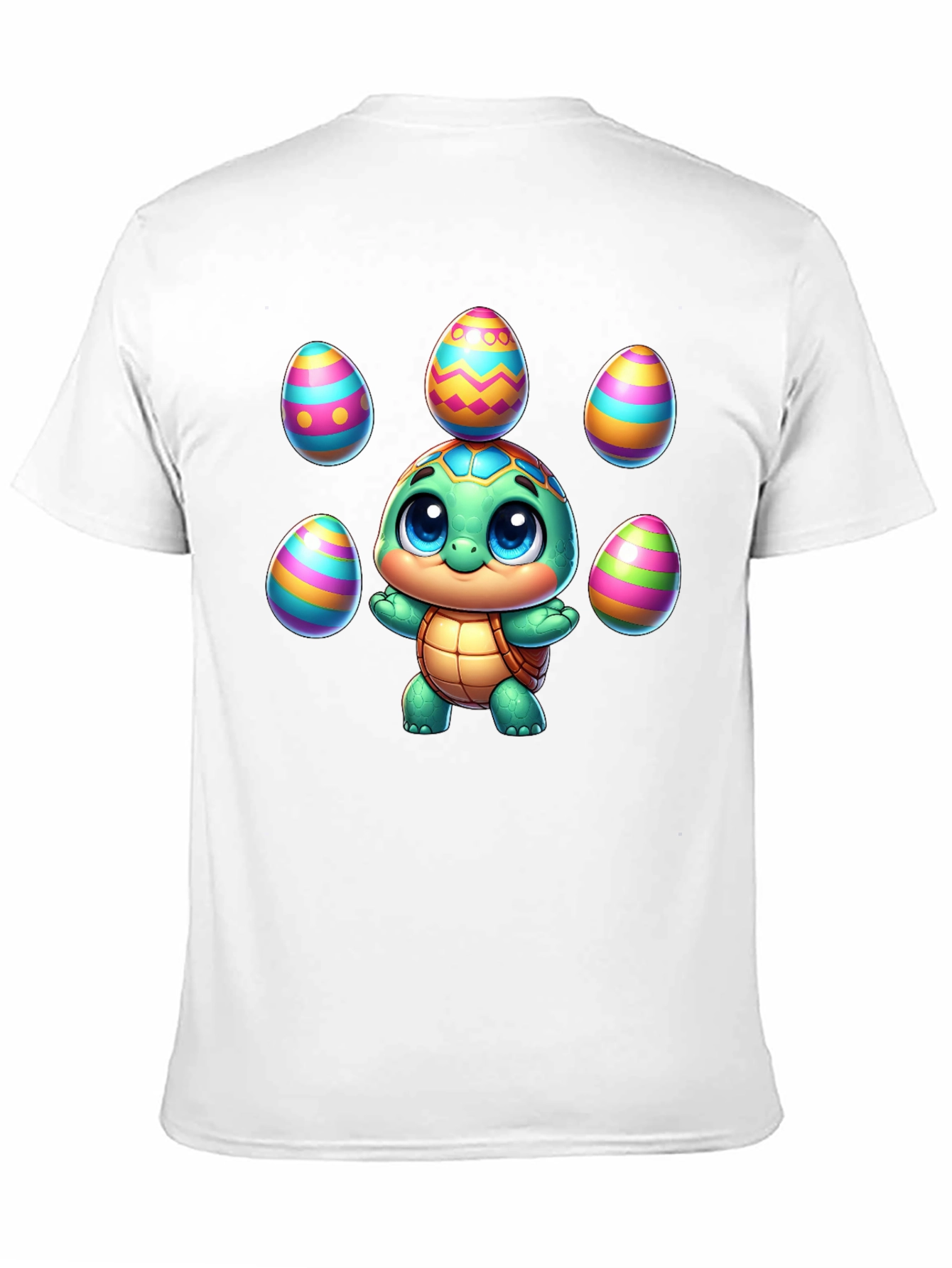 Easter Turtle T-Shirt - Cute Cartoon Animal Tee