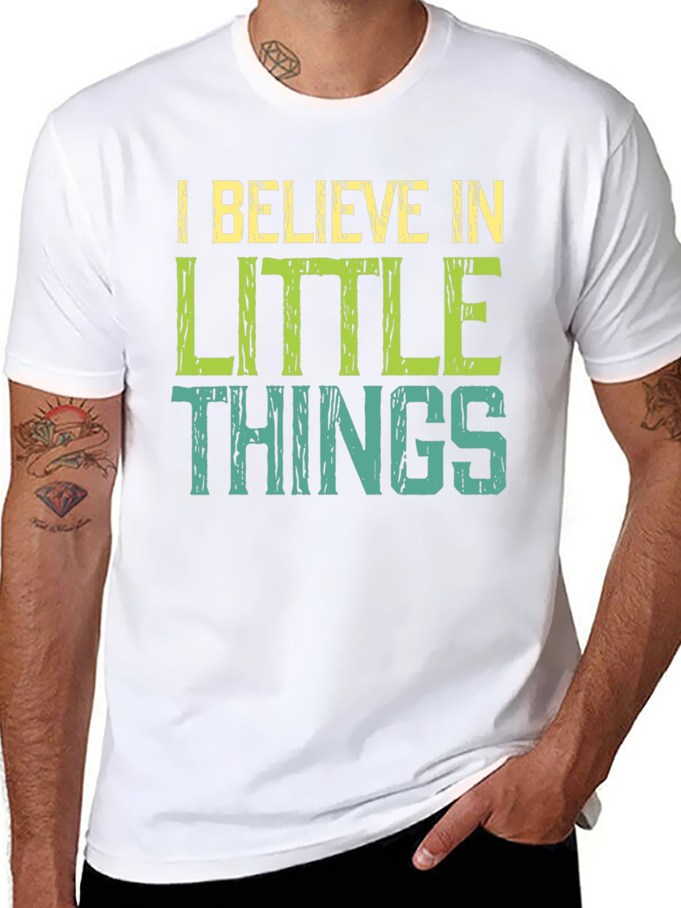 I Believe In Little Things T-Shirt
