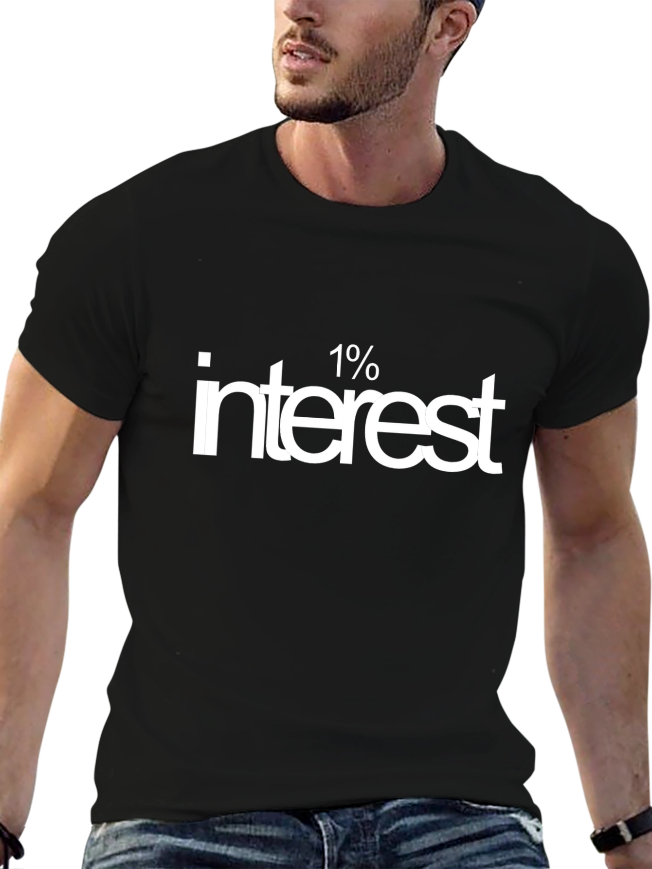 1% Interest T-Shirt - Premium Cotton Tee