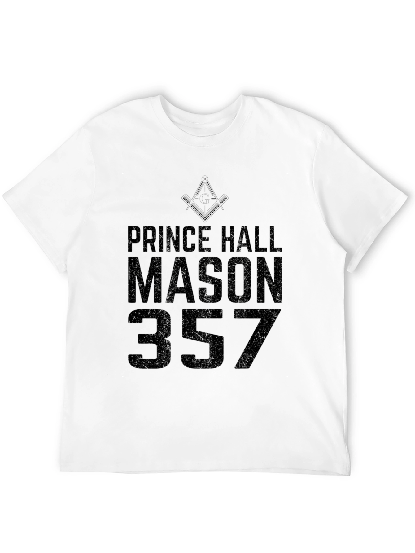 Prince Hall Mason 357 Black T-Shirt