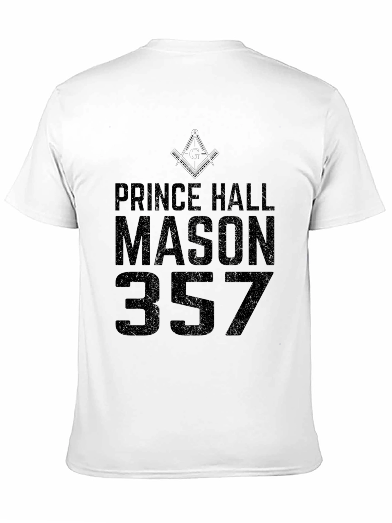 Prince Hall Mason 357 Black T-Shirt