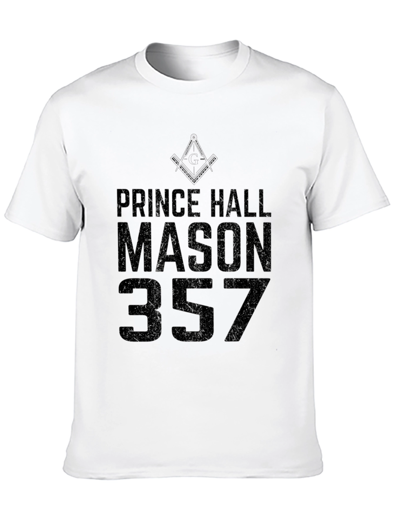 Prince Hall Mason 357 Black T-Shirt