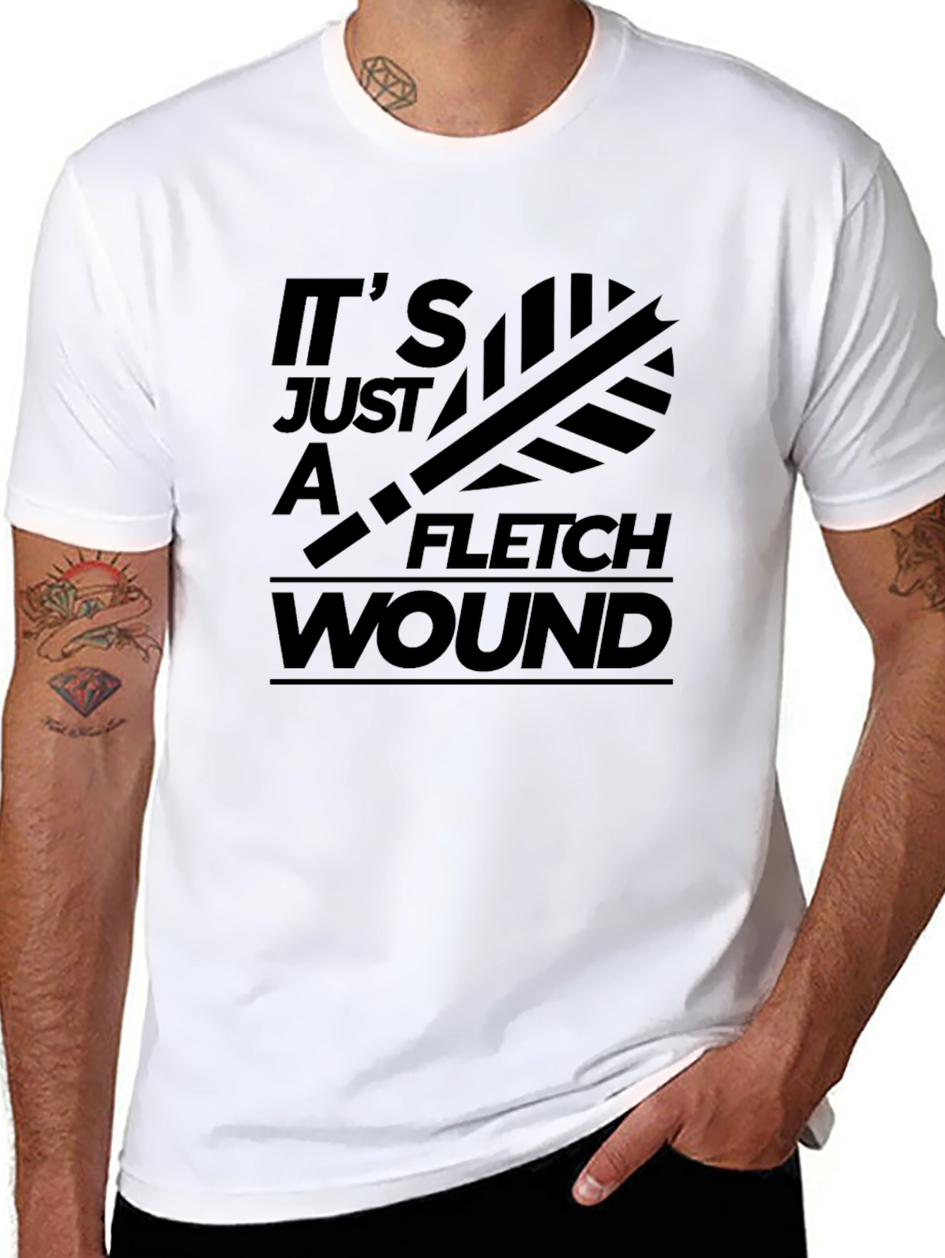 Its Just a Fletch Wound T-Shirt
