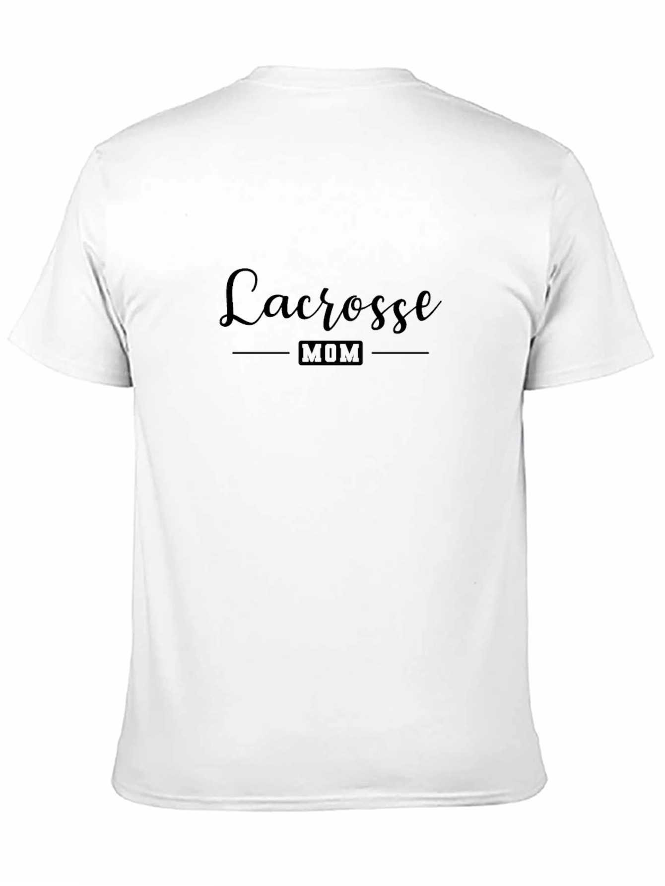 Lacrosse Mom Black T-Shirt