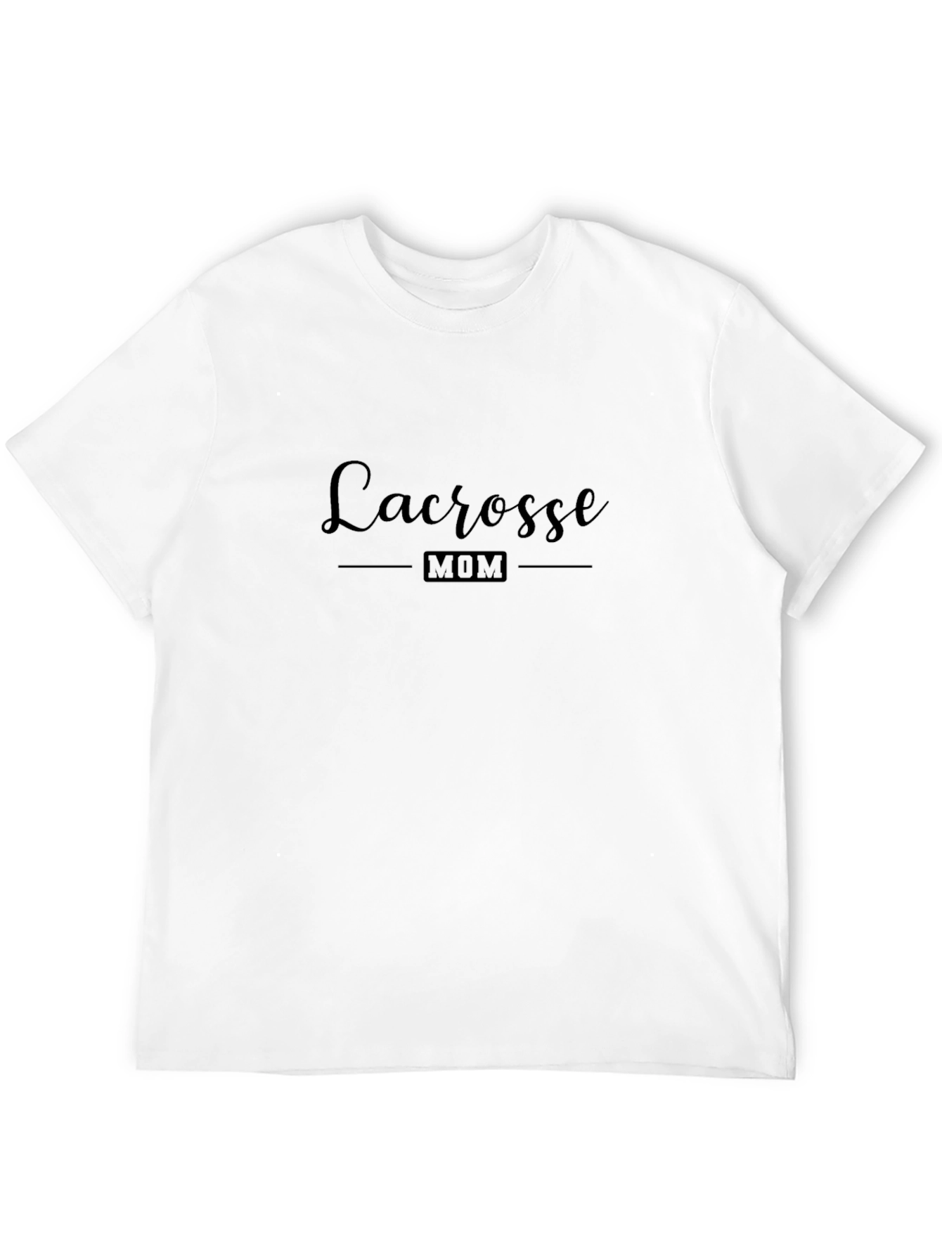 Lacrosse Mom Black T-Shirt
