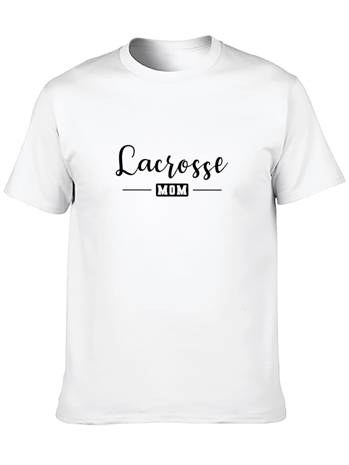 Lacrosse Mom Black T-Shirt