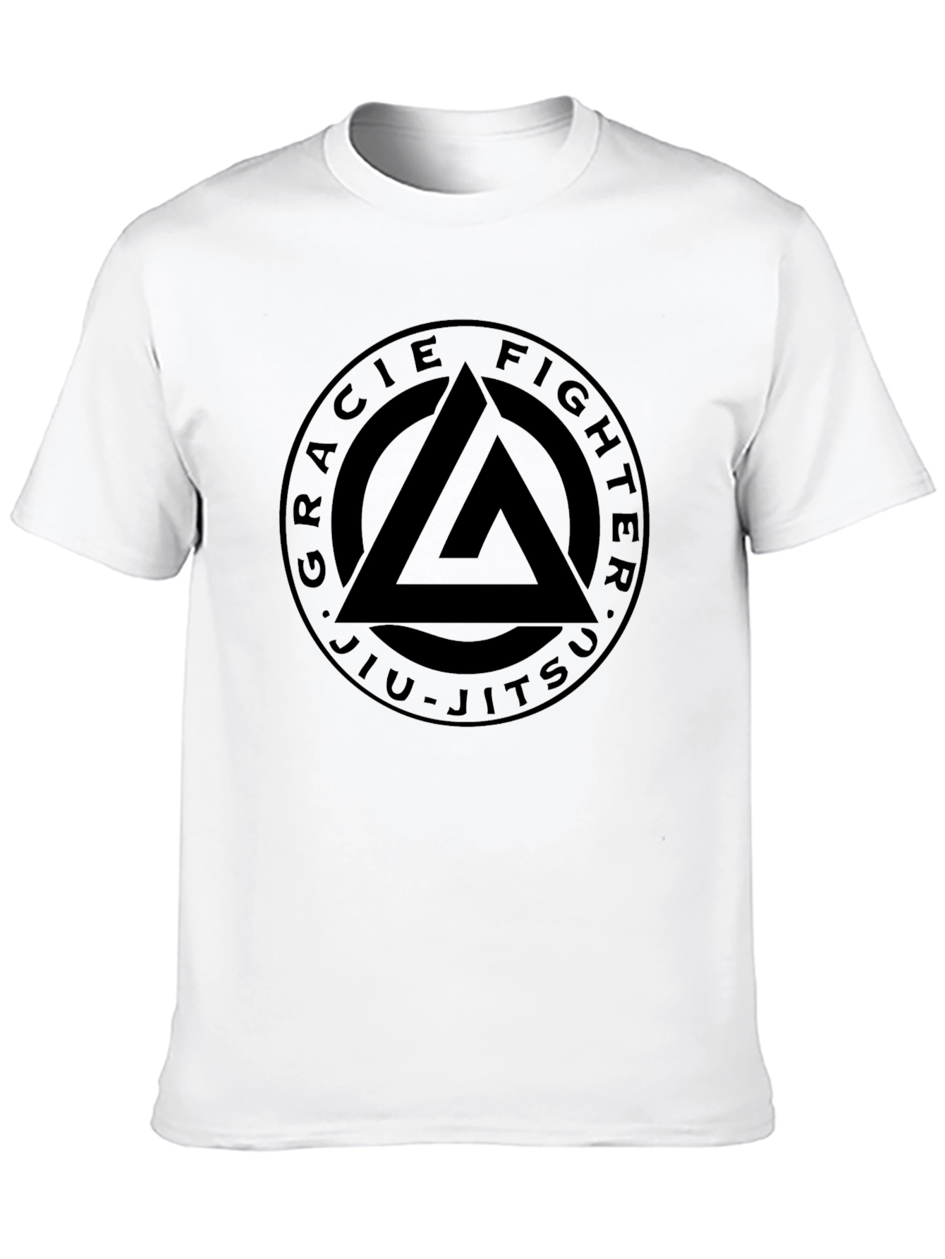 Gracie Jiu-Jitsu Fighter Black T-Shirt