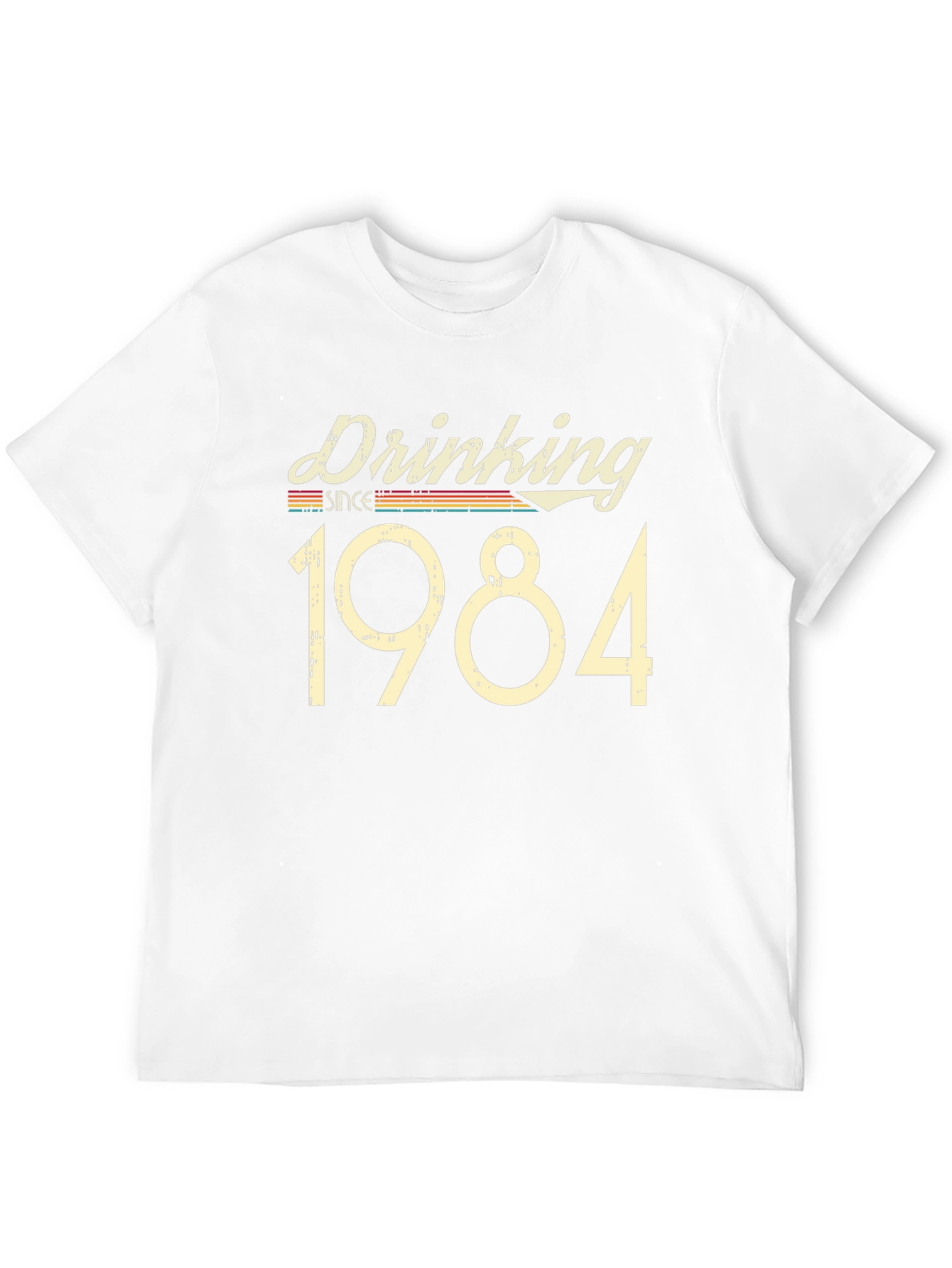 Drinking Since 1984 Black Graphic T-Shirt
