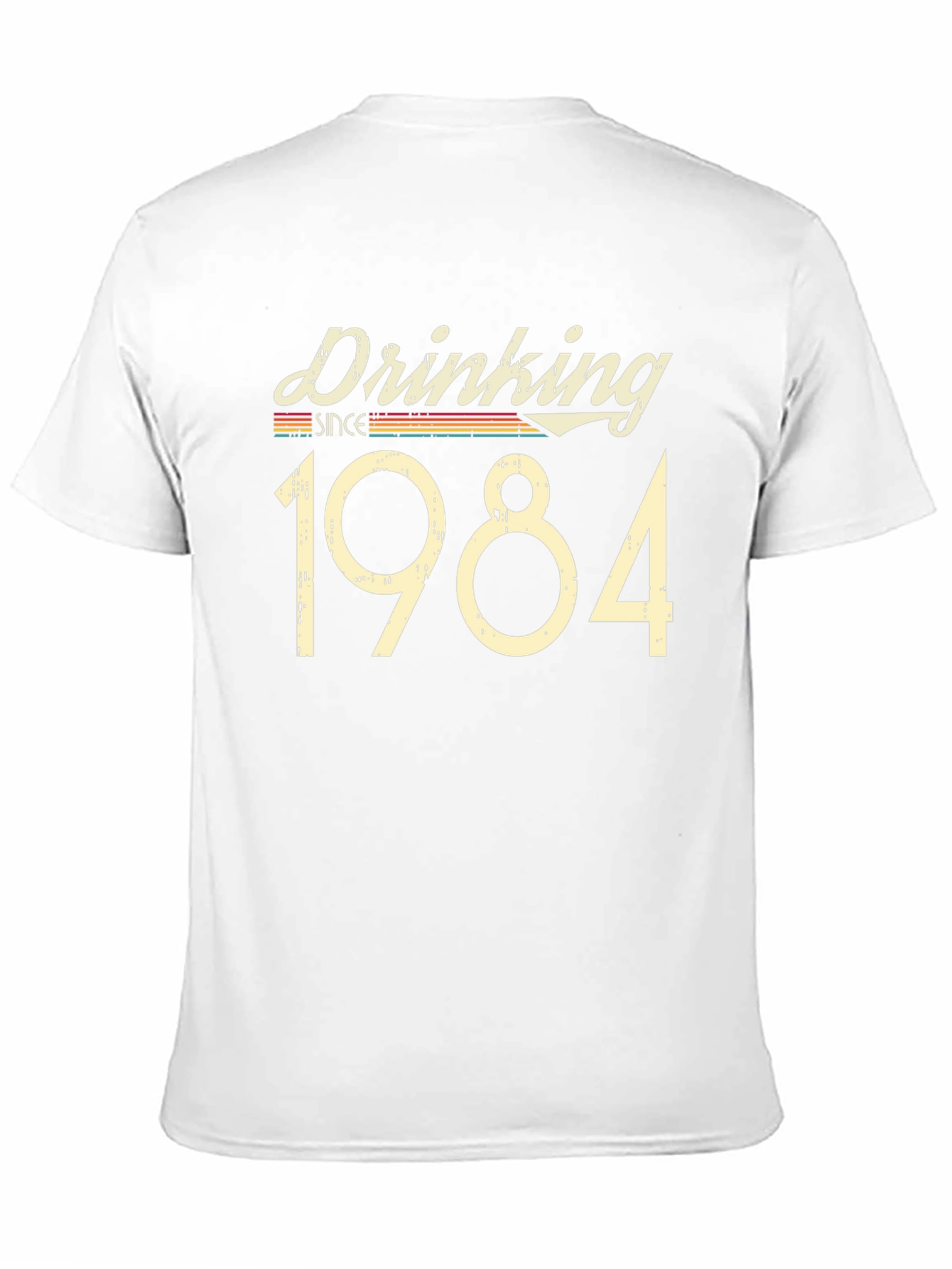 Drinking Since 1984 Black Graphic T-Shirt