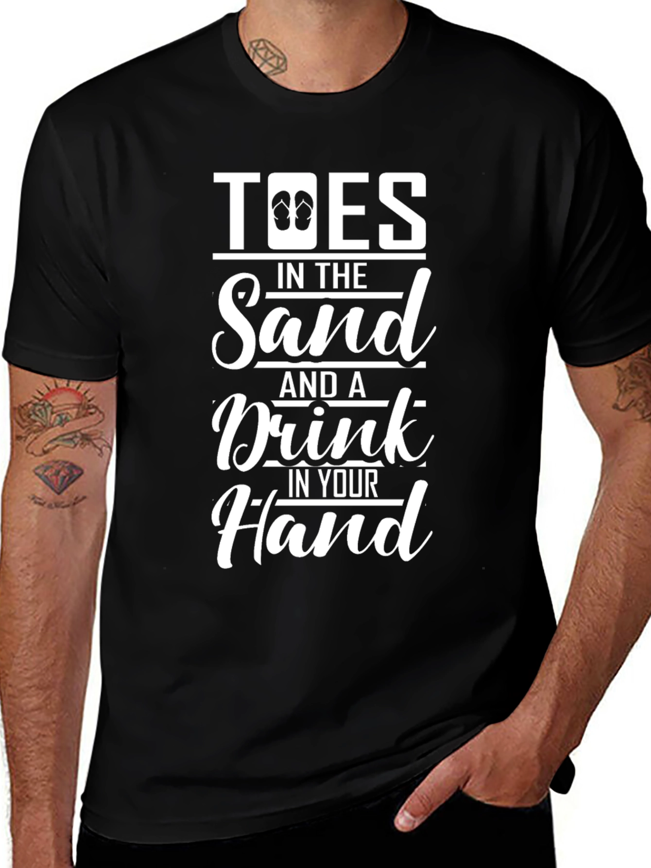 Toes in the Sand Graphic Tee