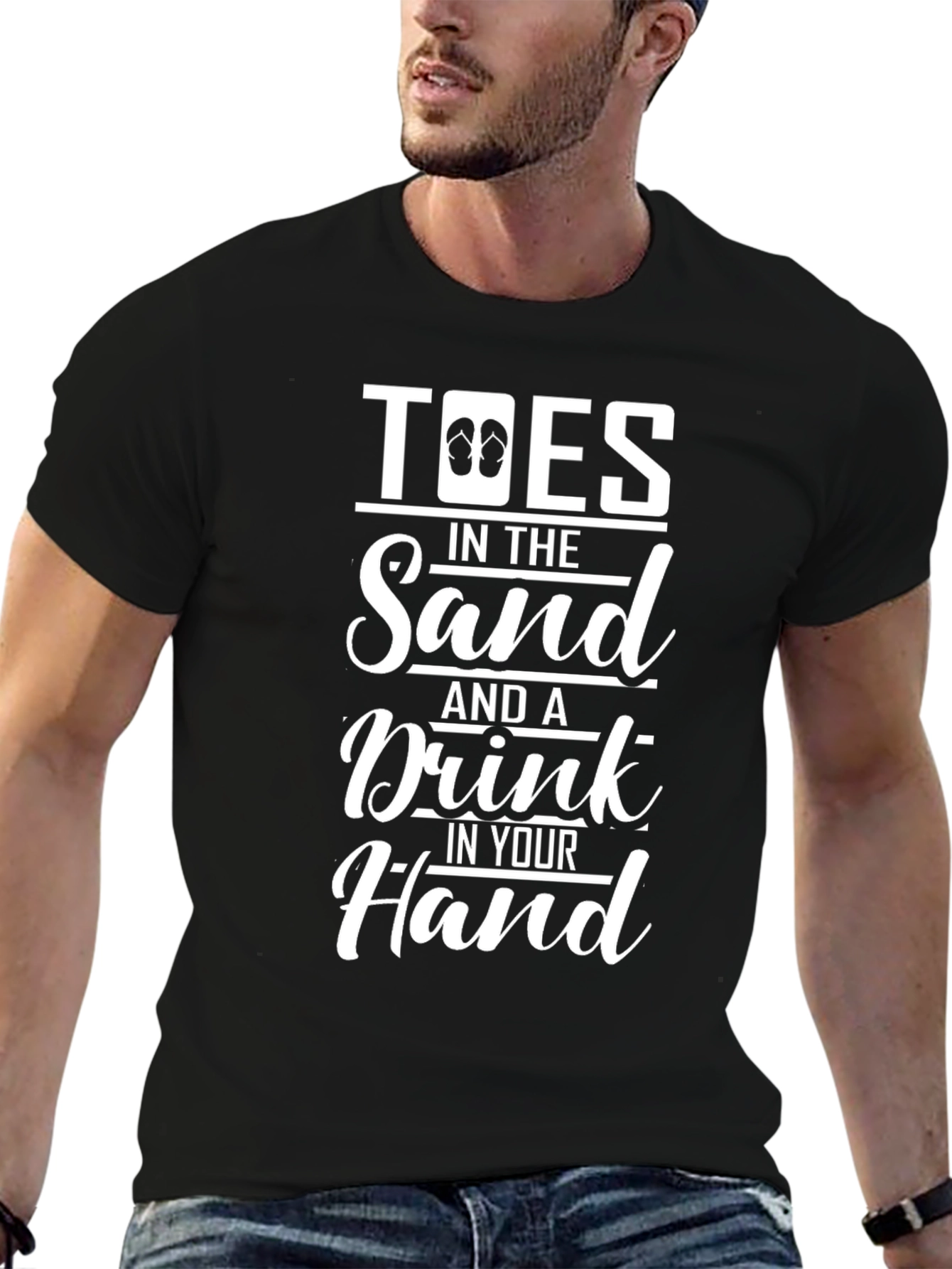 Toes in the Sand Graphic Tee